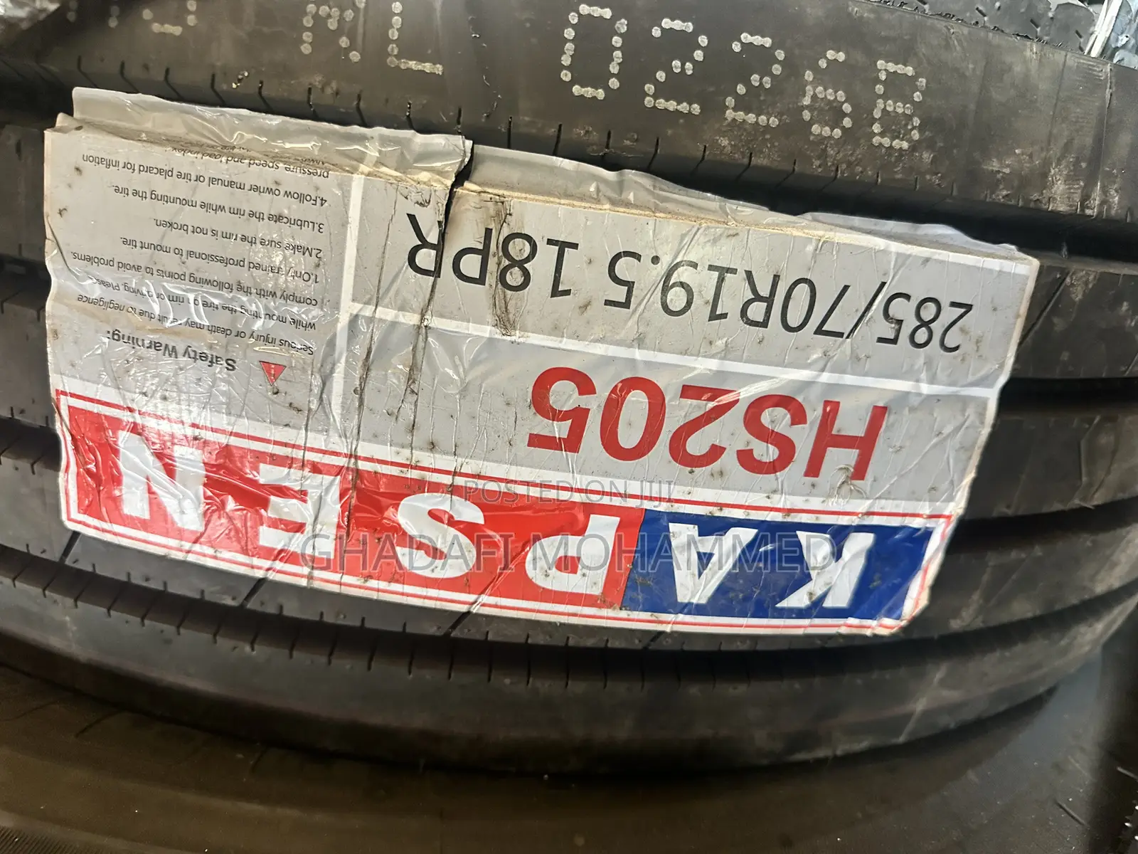 Kapsen 285/70r19.5