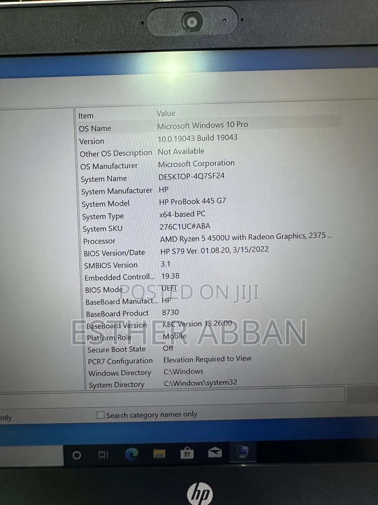 Laptop HP ProBook 445 G7 8GB AMD Ryzen 5 SSD 256GB