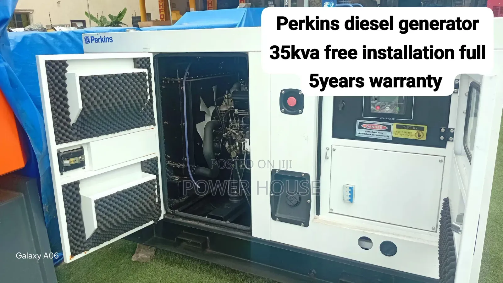 Heavy-Duty Perkins Silent Generator Designed for Maximum Productivity
