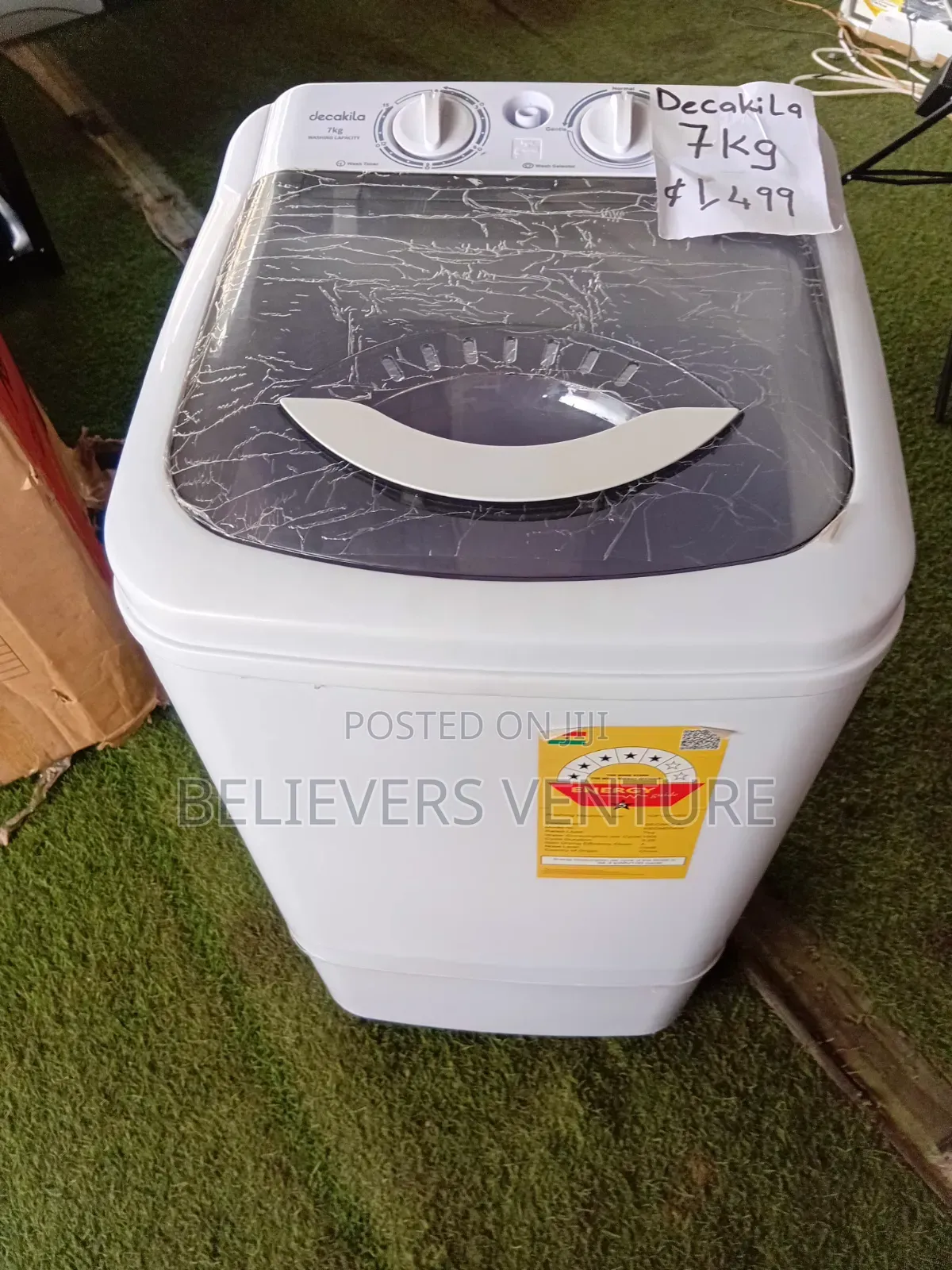 Decakila 7KG Top Load Washer – Smart Performance 7kg