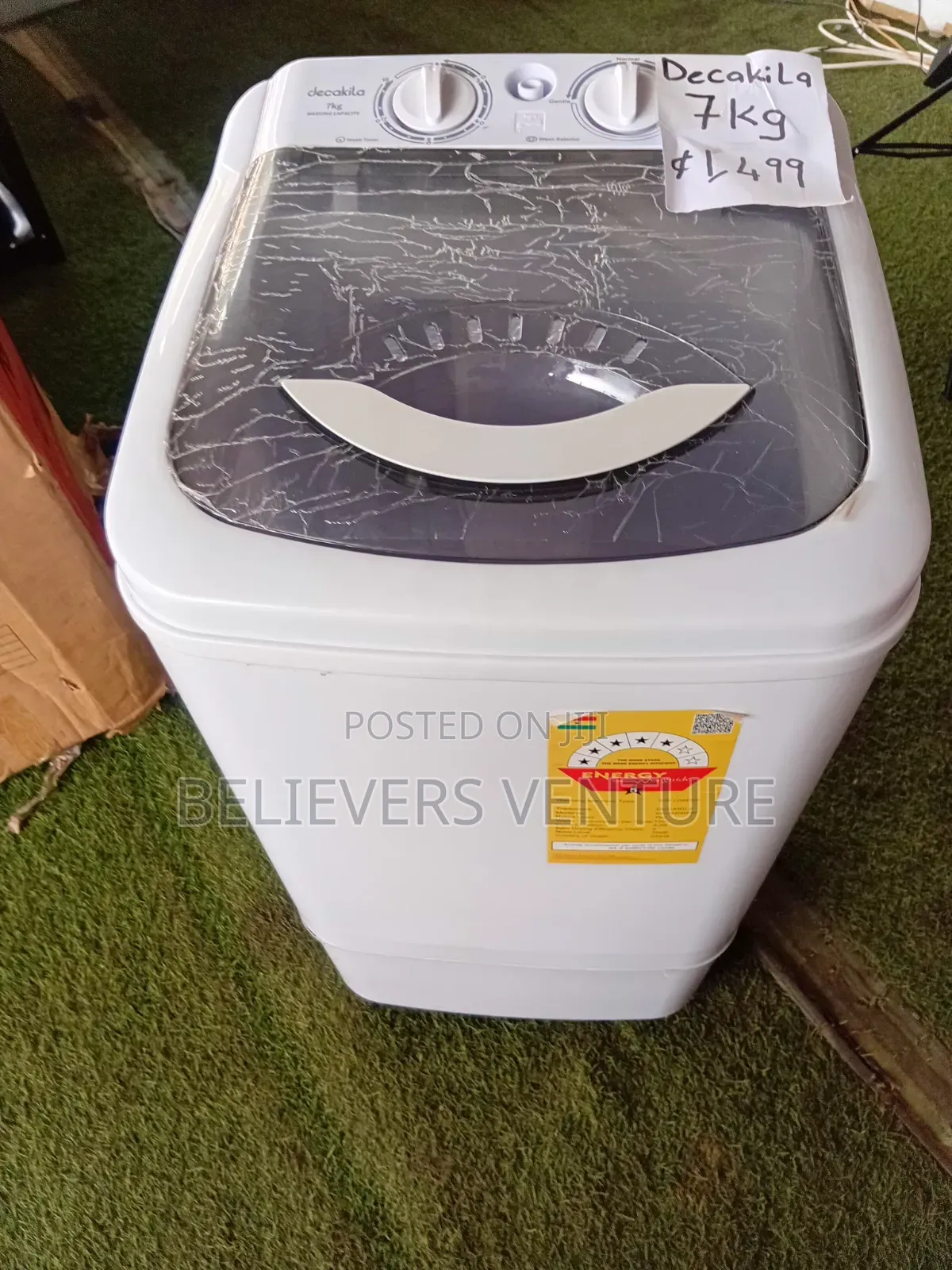 Decakila 7KG Top Load Washer – Smart Performance 7kg
