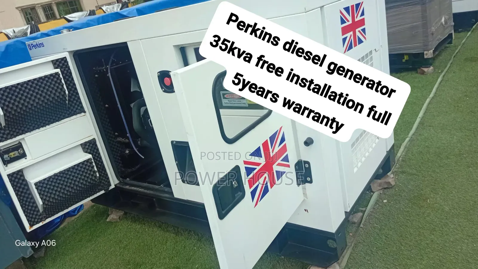 Perkins Silent Generator High Output Power With Exceptional Durability
