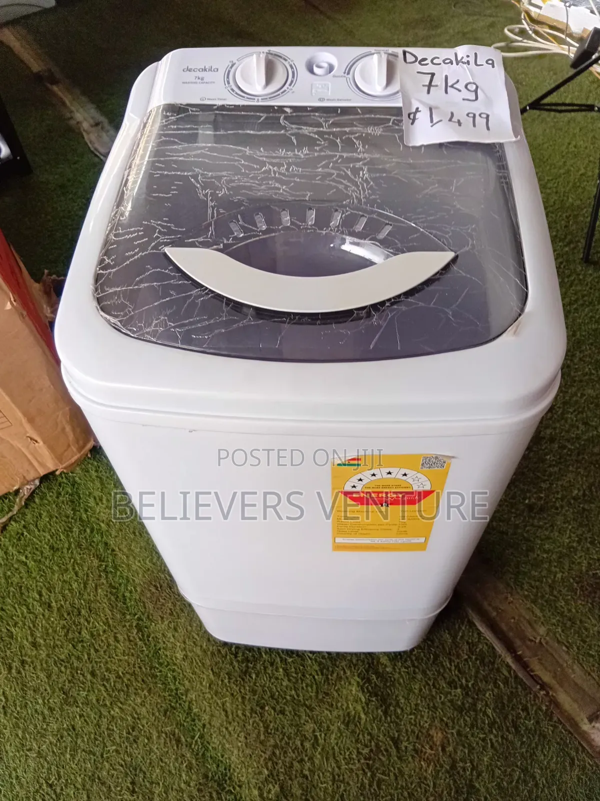 Decakila 7KG Washing Machine – Gentle on Clothes, Tough 7kg