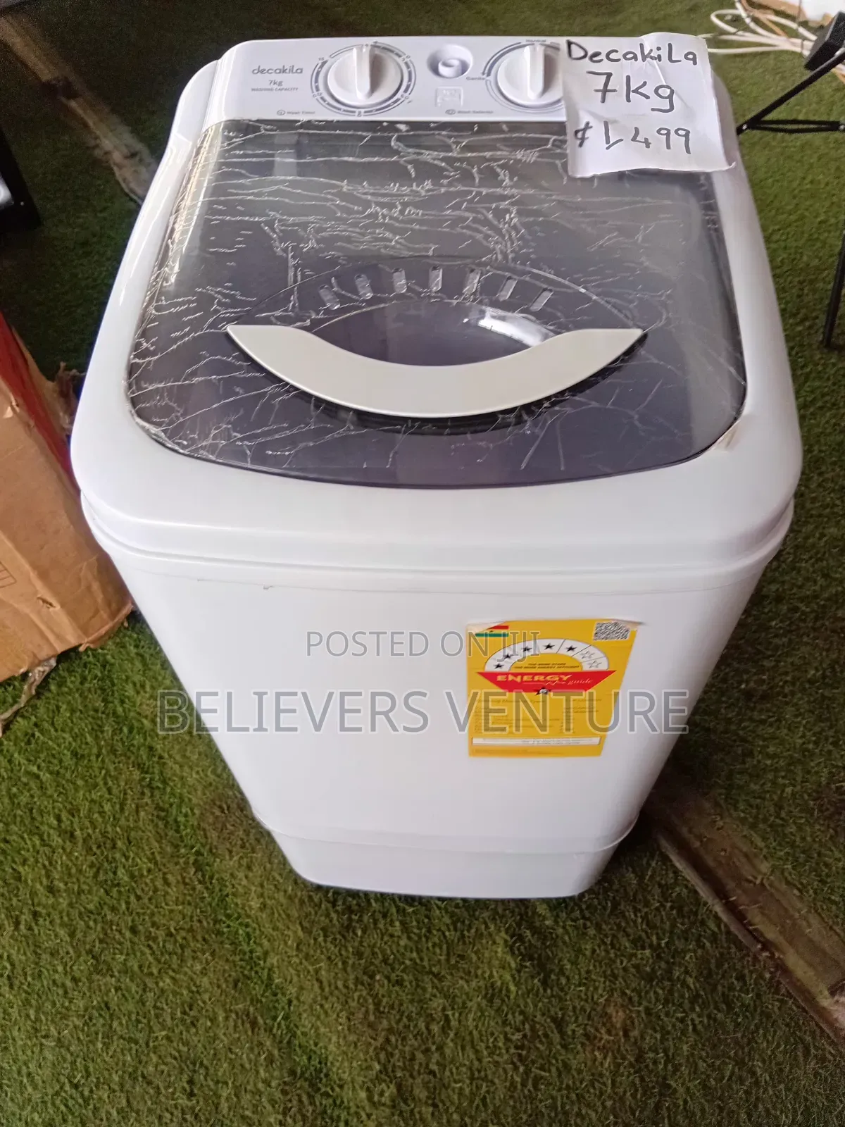 Decakila 7KG Washing Machine – Gentle on Clothes, Tough 7kg