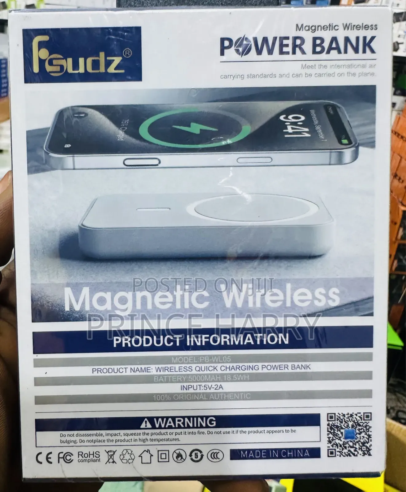 Magnetic Wireless Power Bank