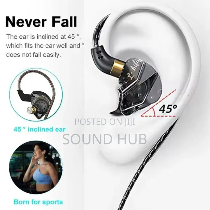 In Ear Headphones With Storage Bag
