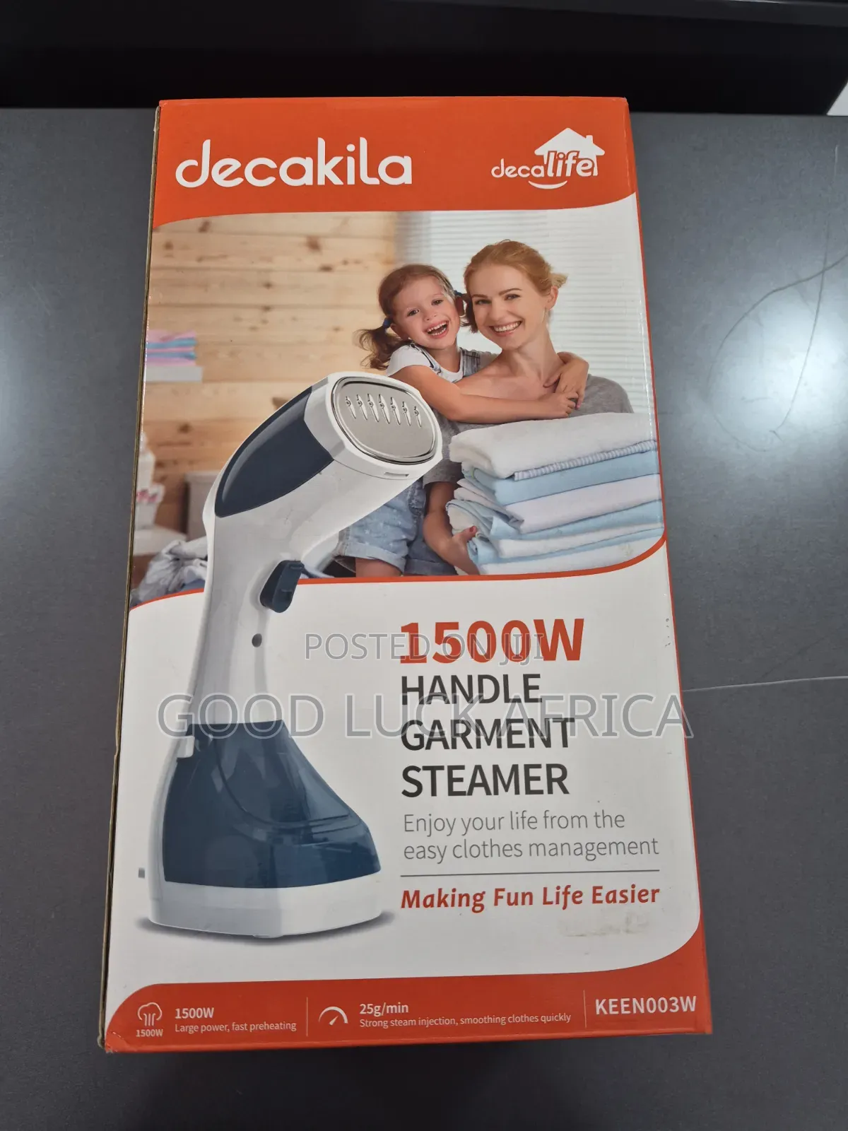 Decakila 1500W Handheld Garment Steamer