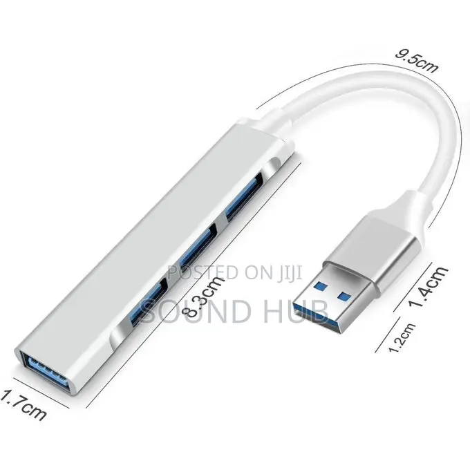 USB3.0 HUB 4 in 1 USB Type C Hub Splitter Adapter Expansion