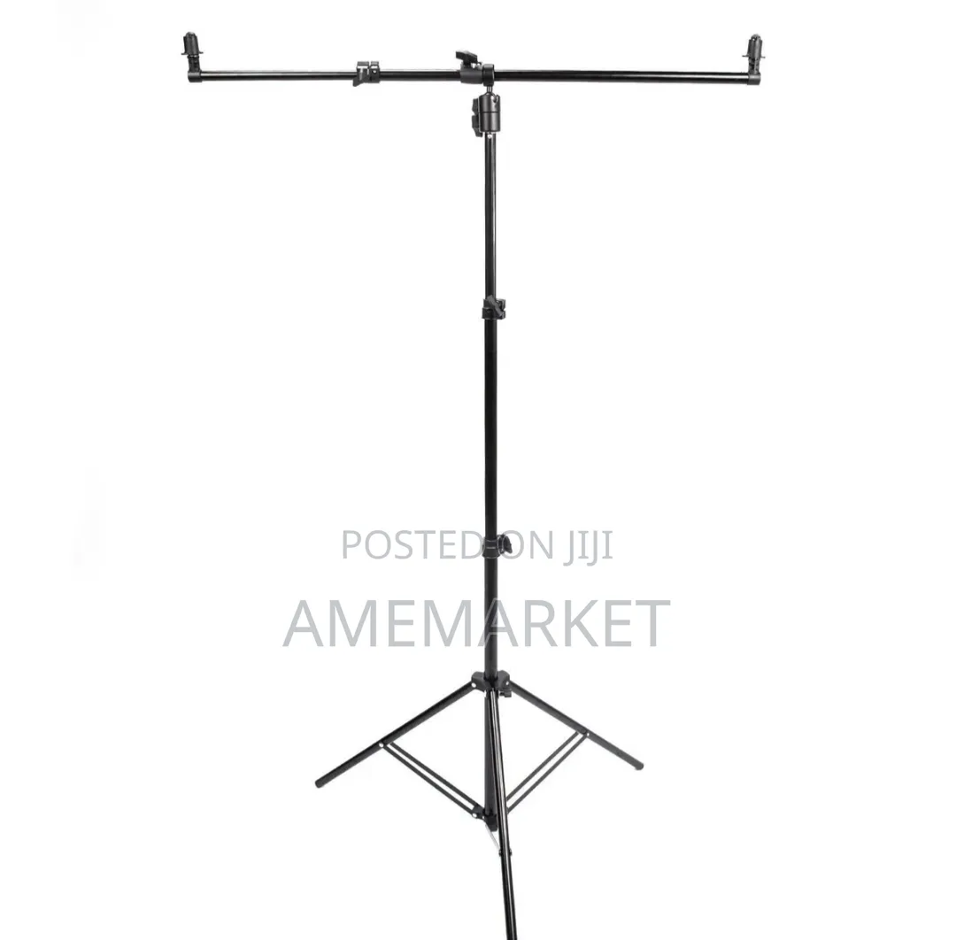 Photography Reflector Holder Stand With Adjustable Crossbar Bracket