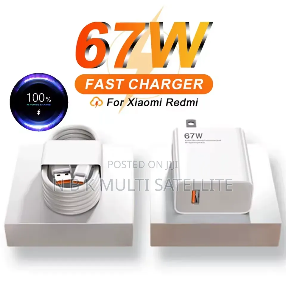 Original 67W Xiaomi Charger USB C Redmi Note 13,15,14 and More