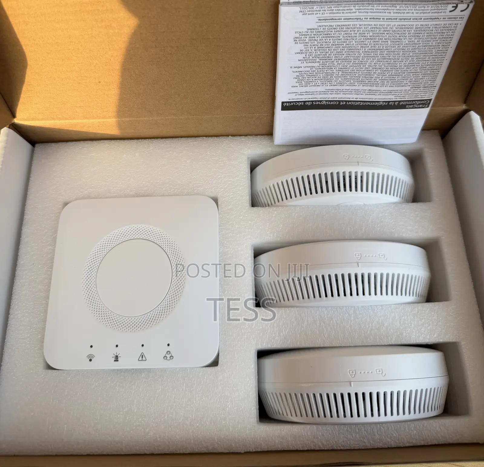 Hikvision Smoke Alarm Kit Wireless Gateway HF-KS1-WF