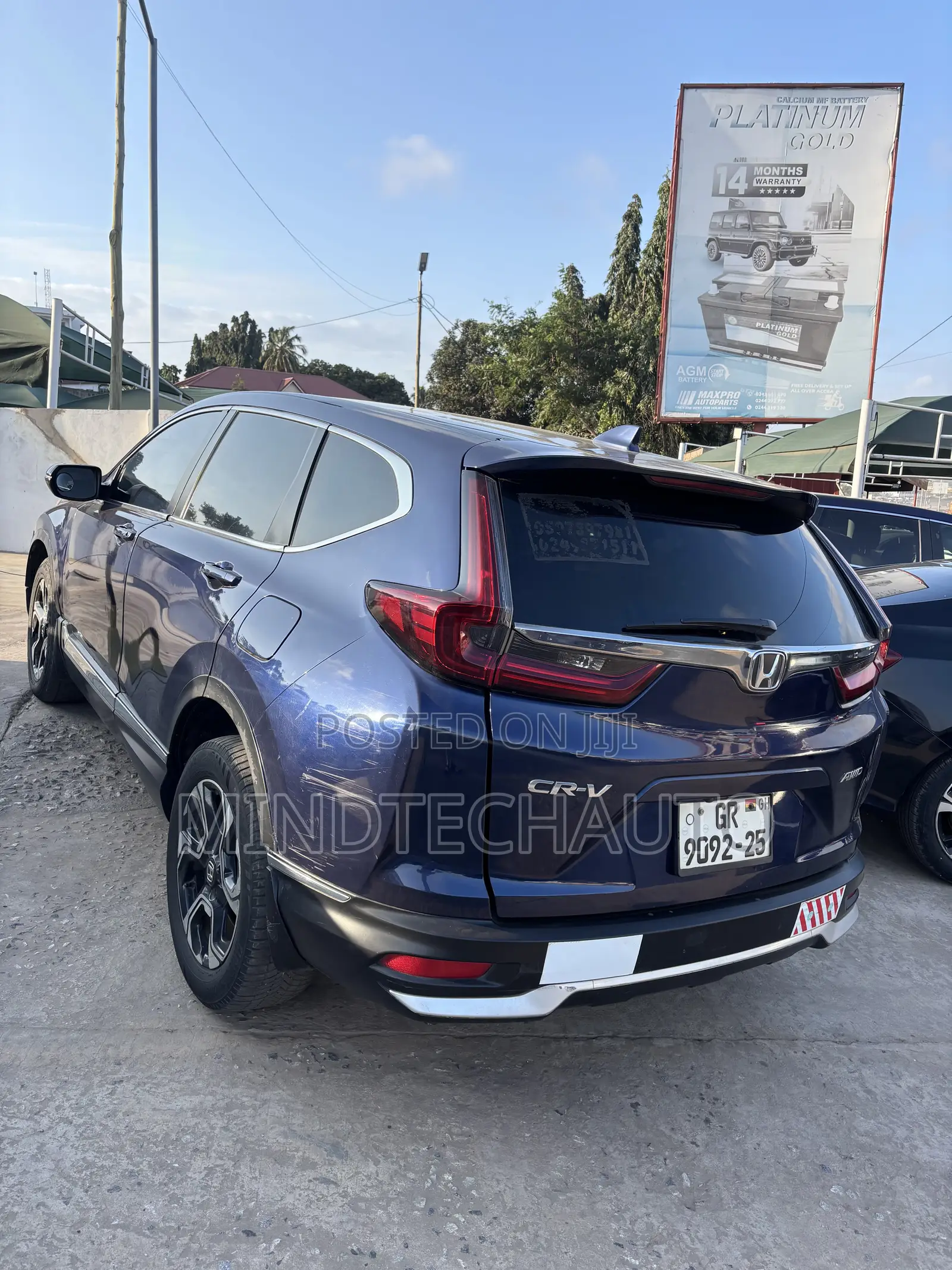Honda CR-V EX-L 4dr SUV AWD (1.5L 4cyl CVT) 2017 Blue