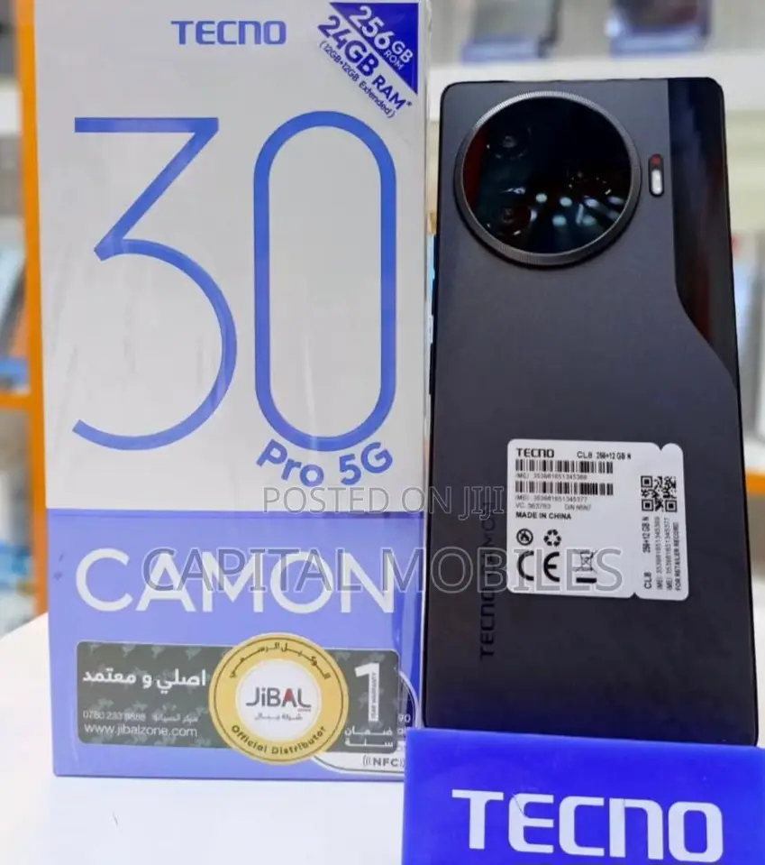New Tecno Camon 30 Pro 5G 512 GB Black