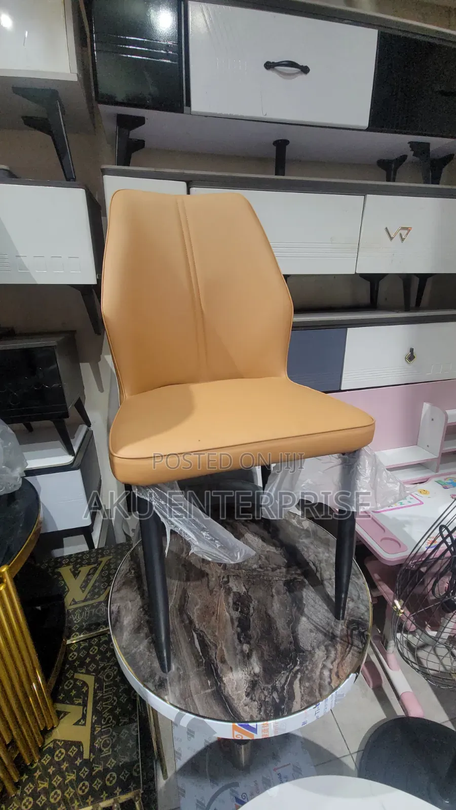 Dinning, Restaurant, Hotel Chairs Brown Leather Luxury