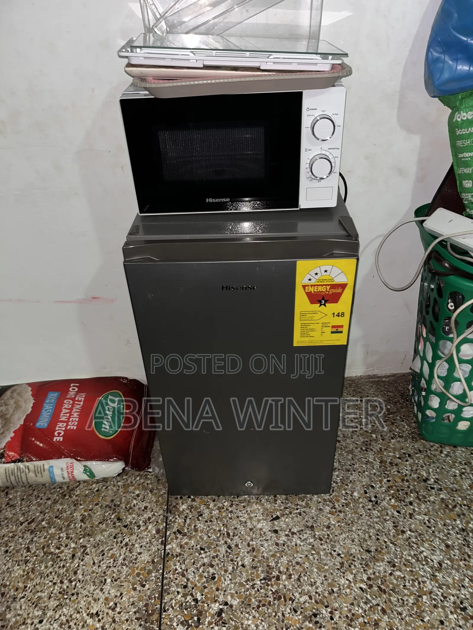 Fridge and Microwave