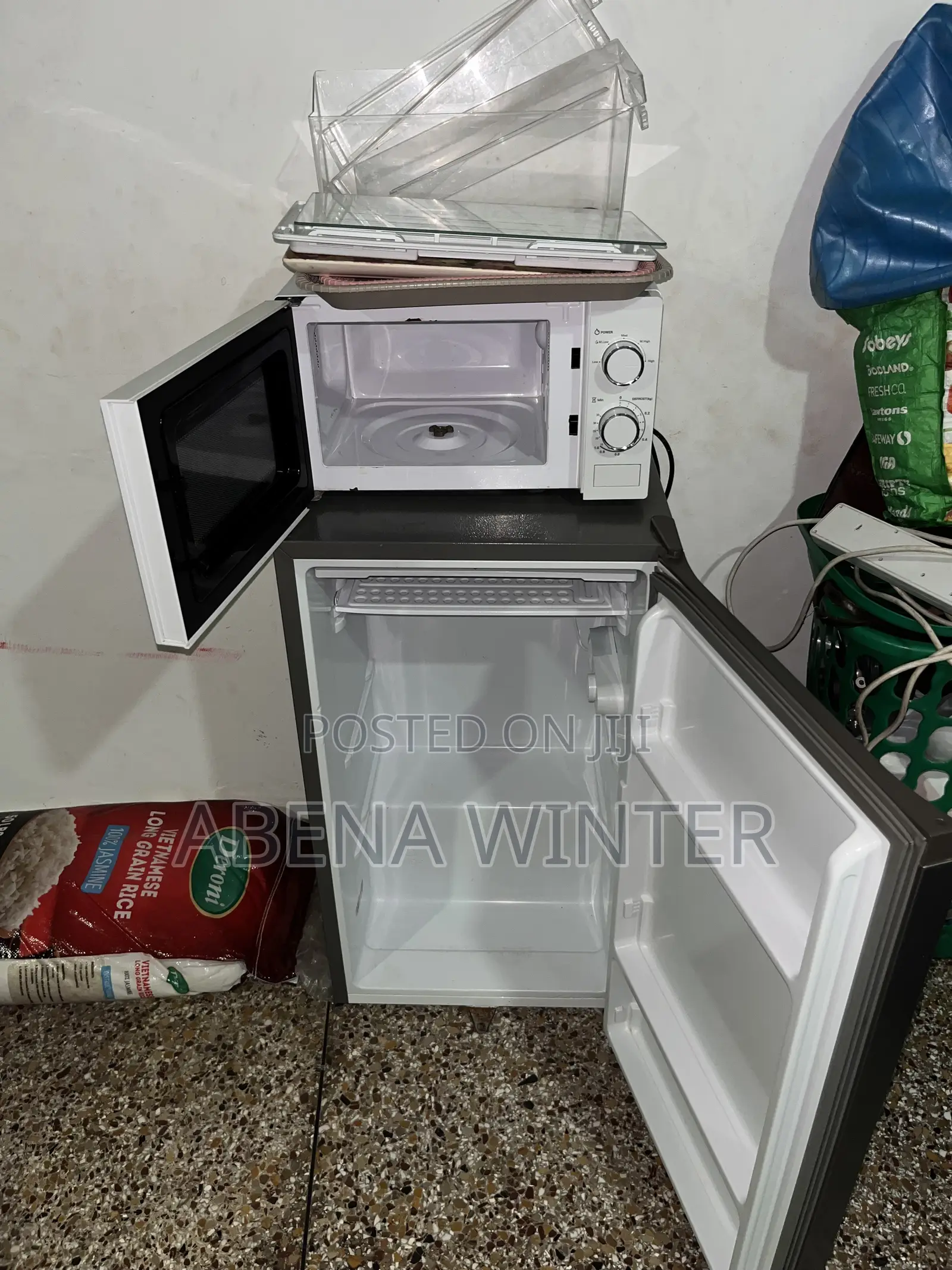 Fridge and Microwave