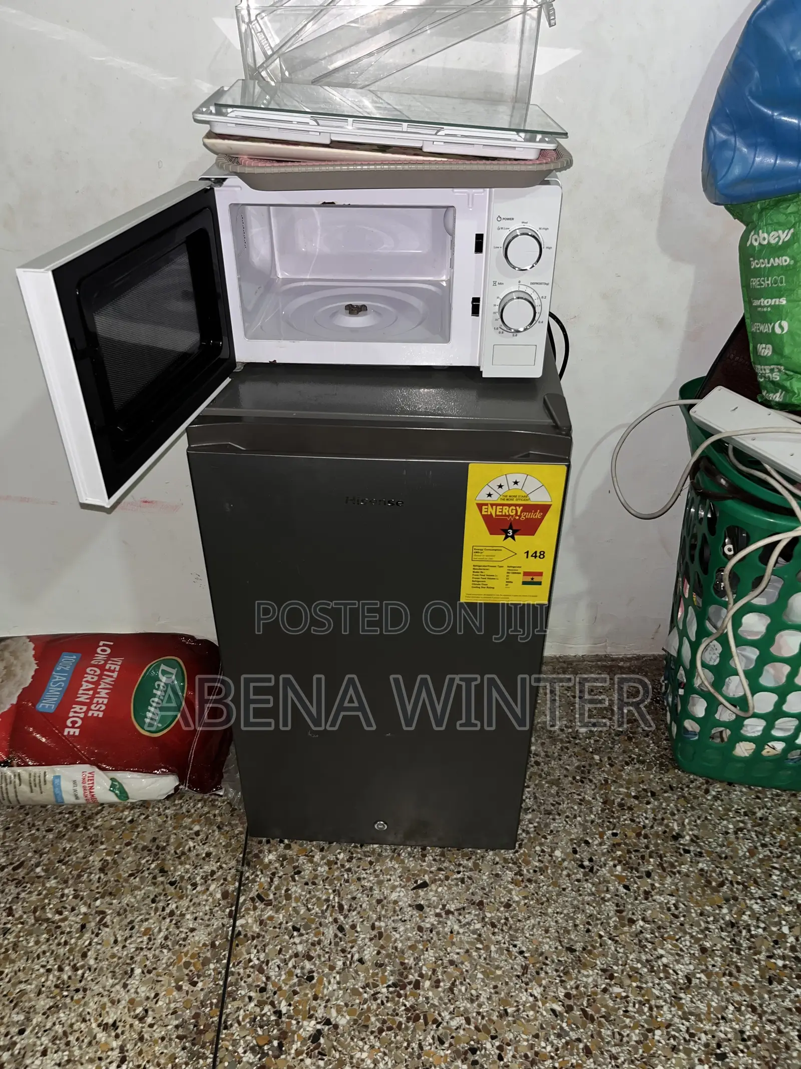 Fridge and Microwave