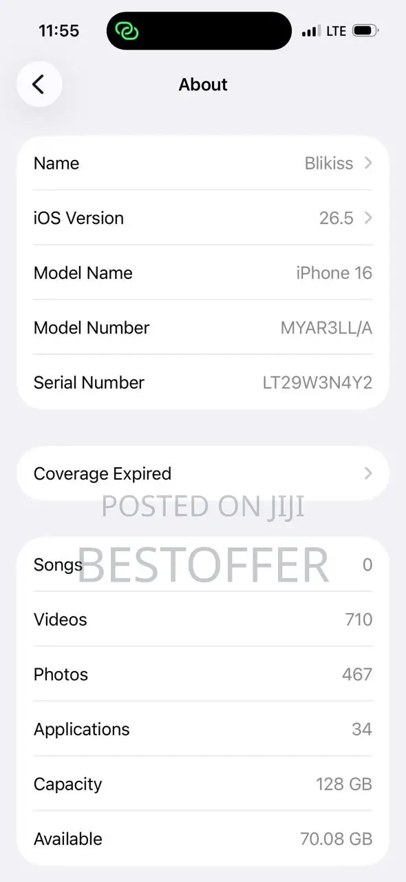 Apple iPhone 16 128 GB Pink