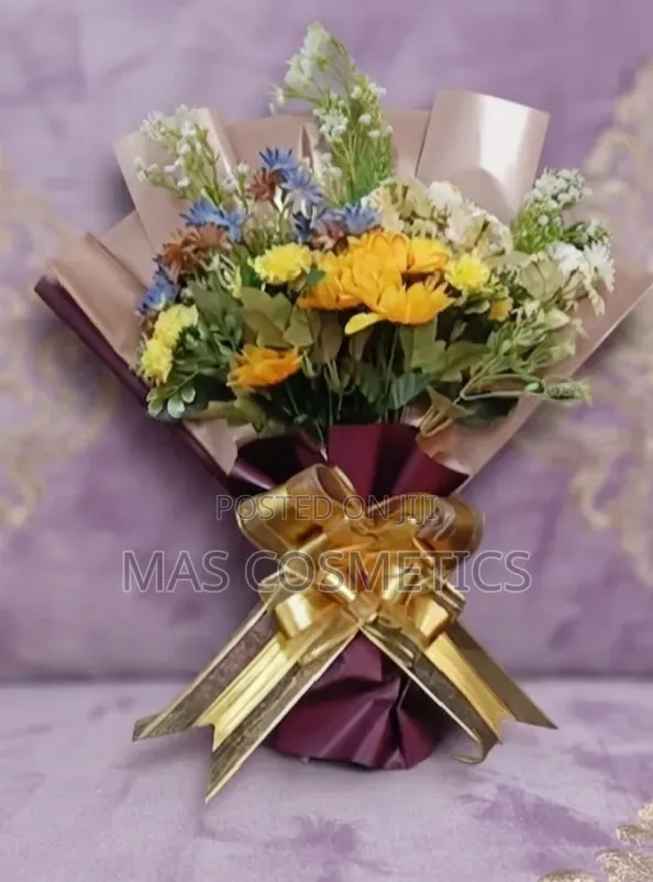 Artificial Red Flower Bouquet
