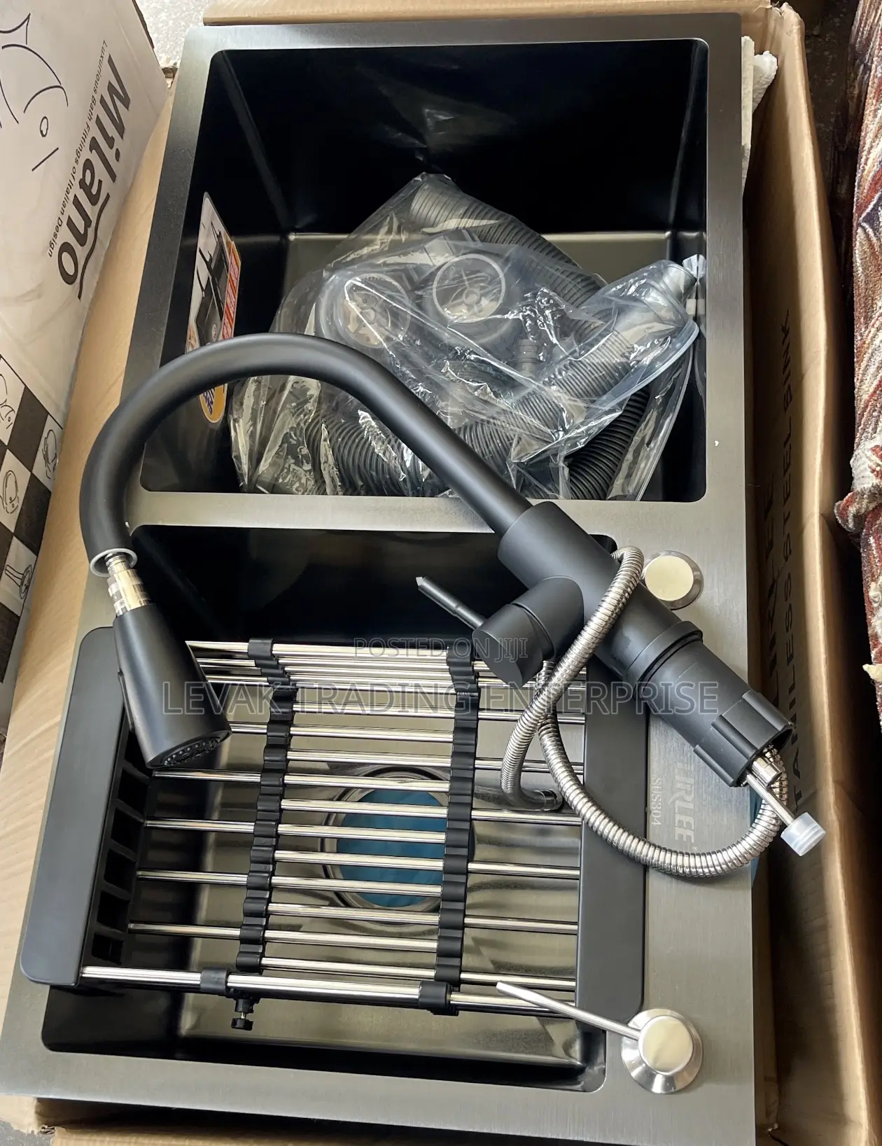 Black Stainless Kitchen Sink