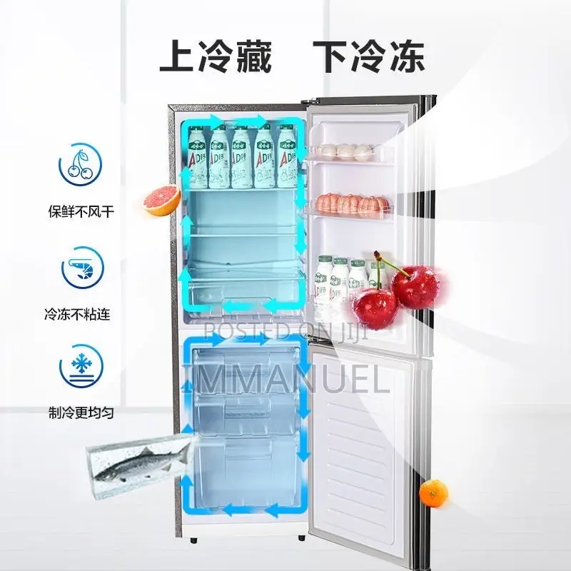 206L Double Door Fridge, Double Door