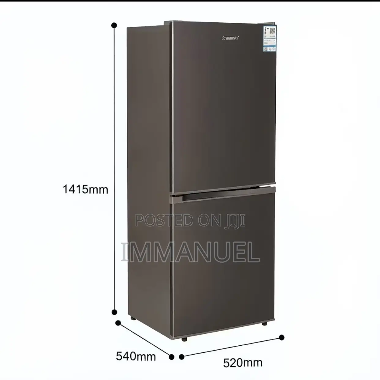 206L Double Door Fridge, Double Door