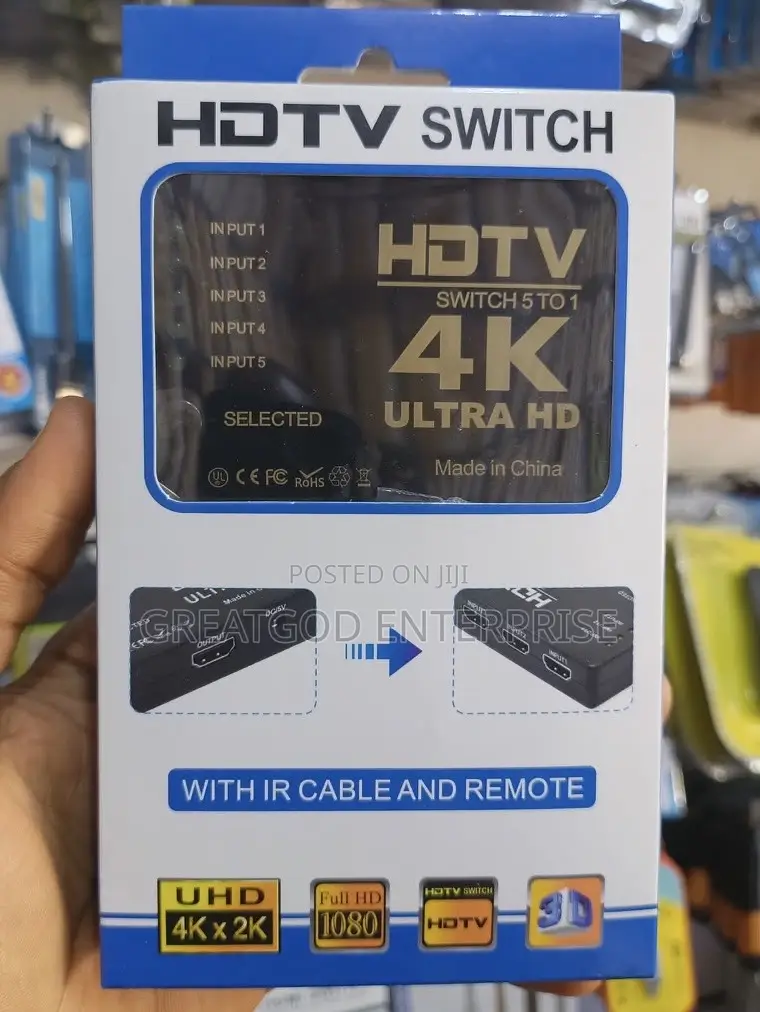 5-to-1 HDTV/HDMI Switch