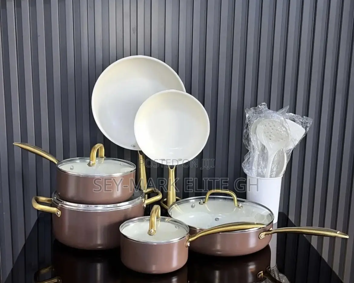 6 Set Premium Ceramic Nonstick Cookware