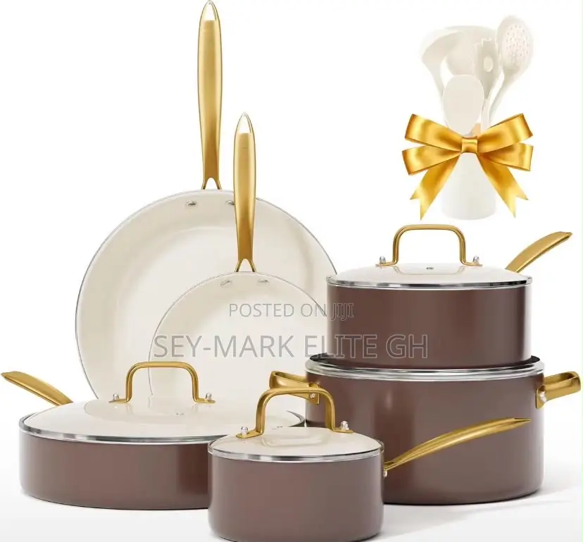 6 Set Premium Ceramic Nonstick Cookware