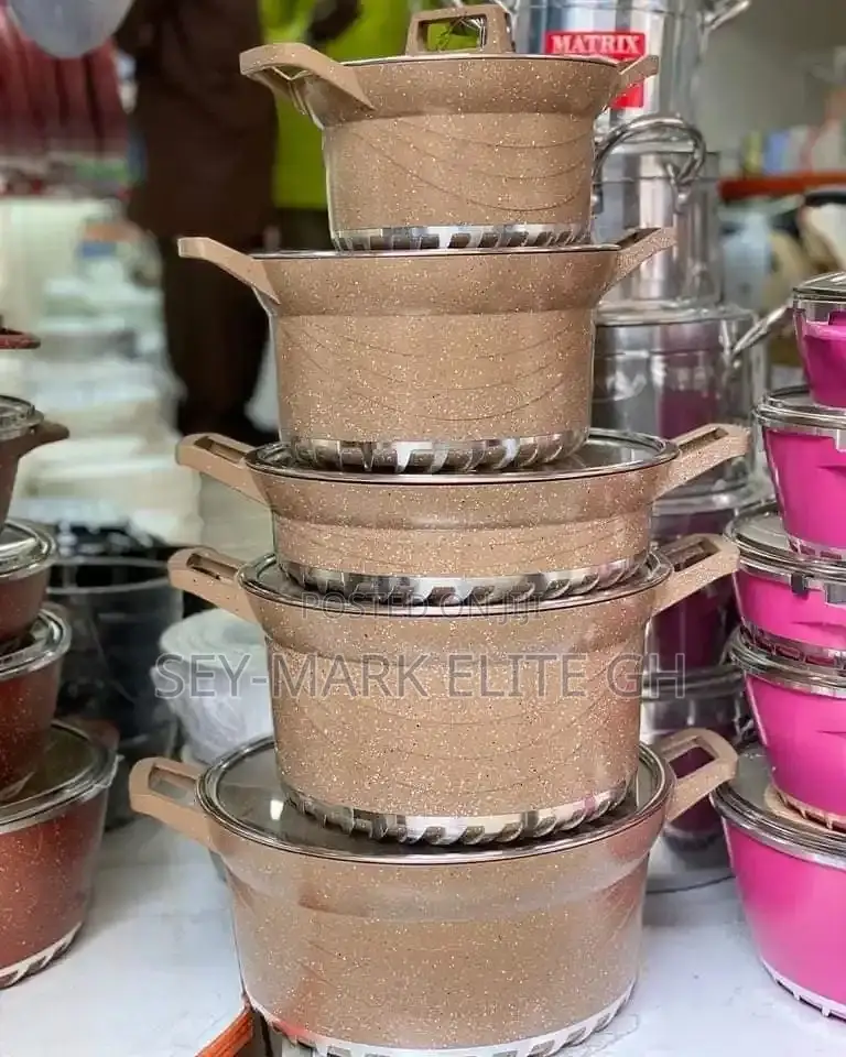 5 Set Nonstick Cookware