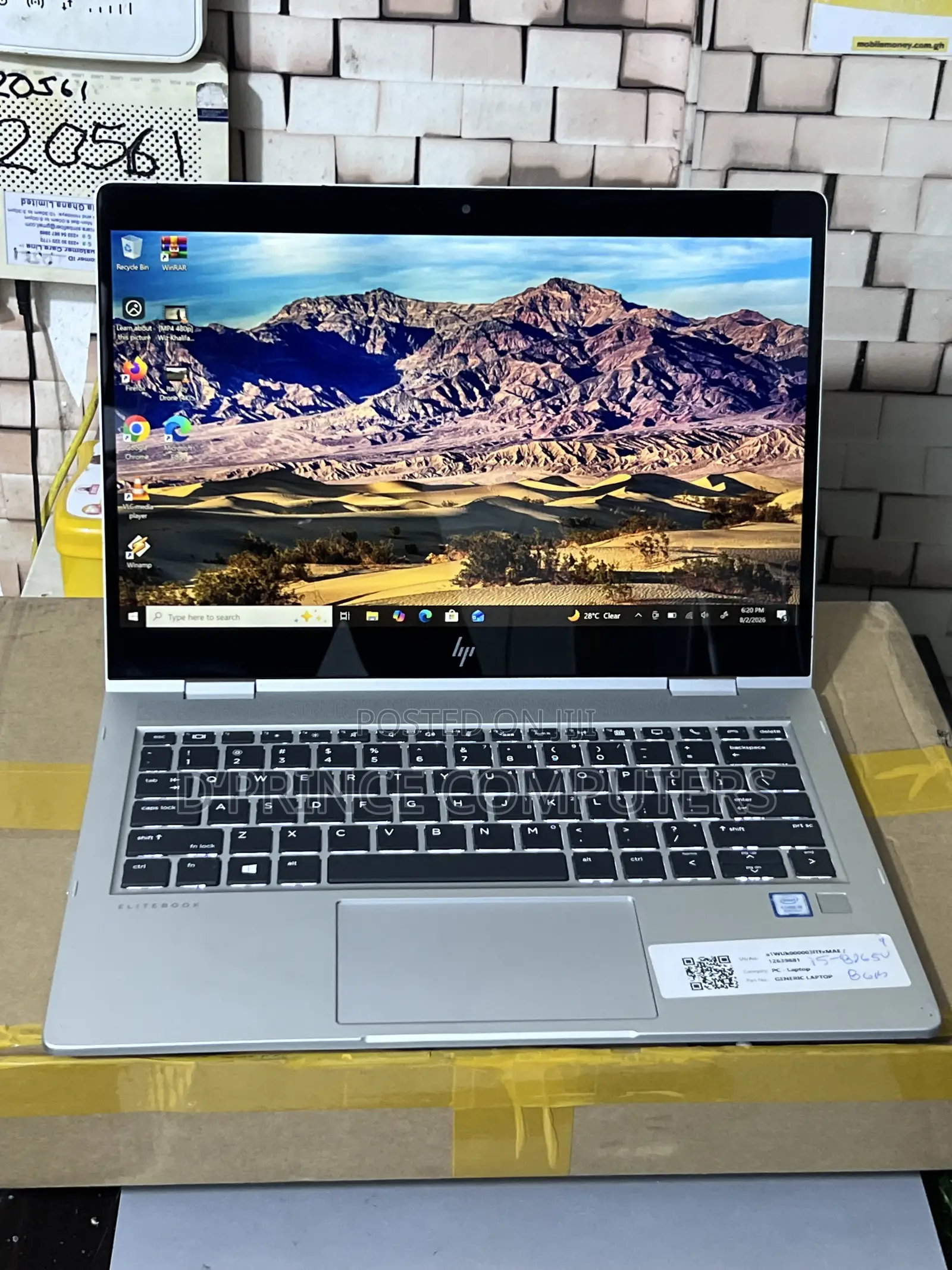 Laptop HP EliteBook x360 830 G6 8GB Intel Core i5 SSD 256GB