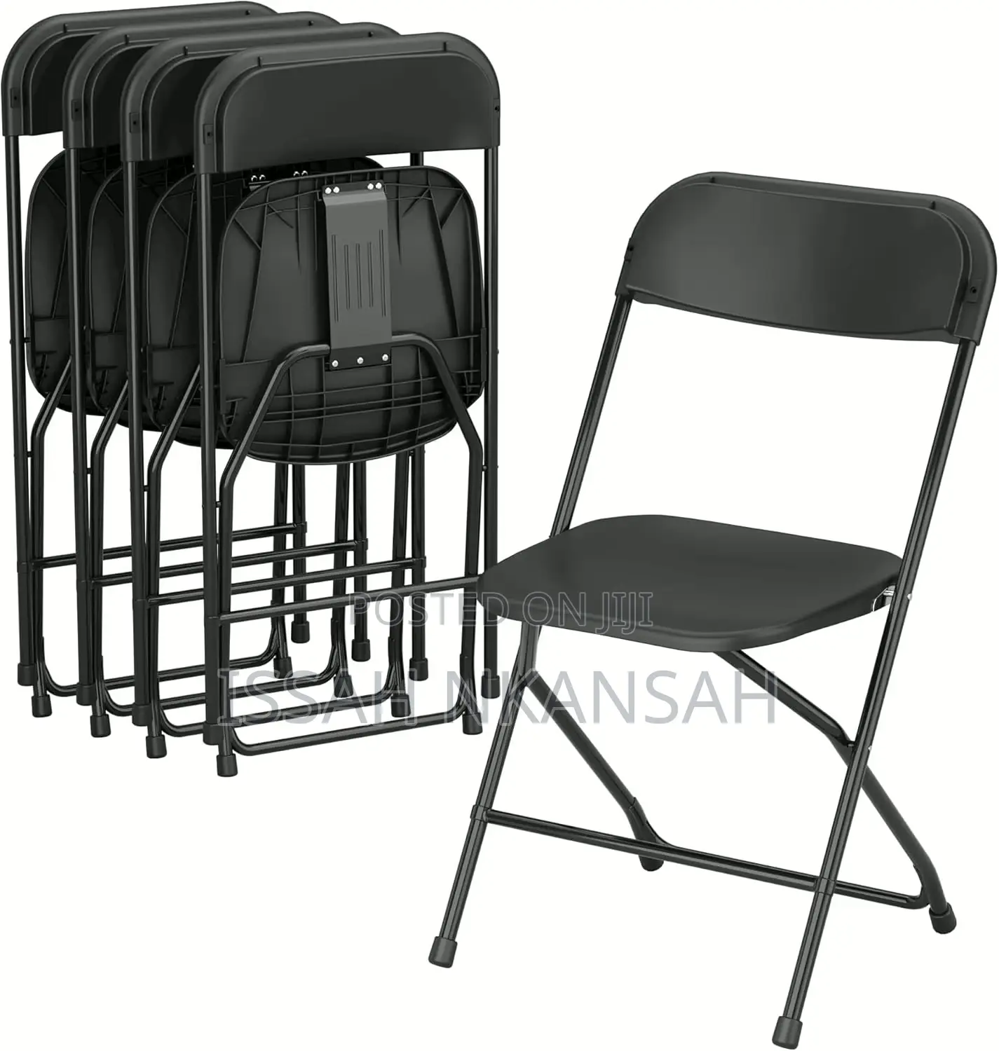 Black Folding Table and Chairs