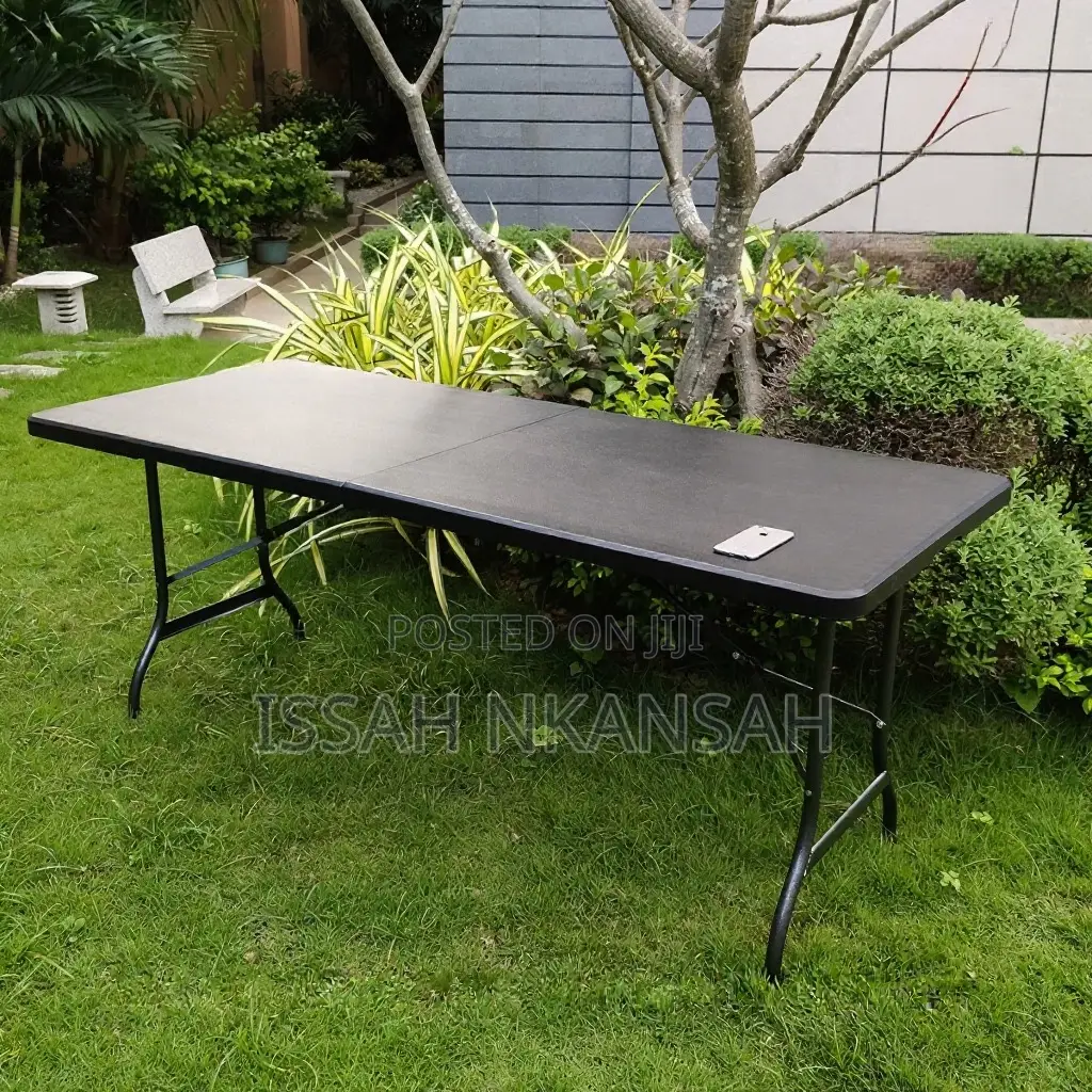 Black Folding Table and Chairs