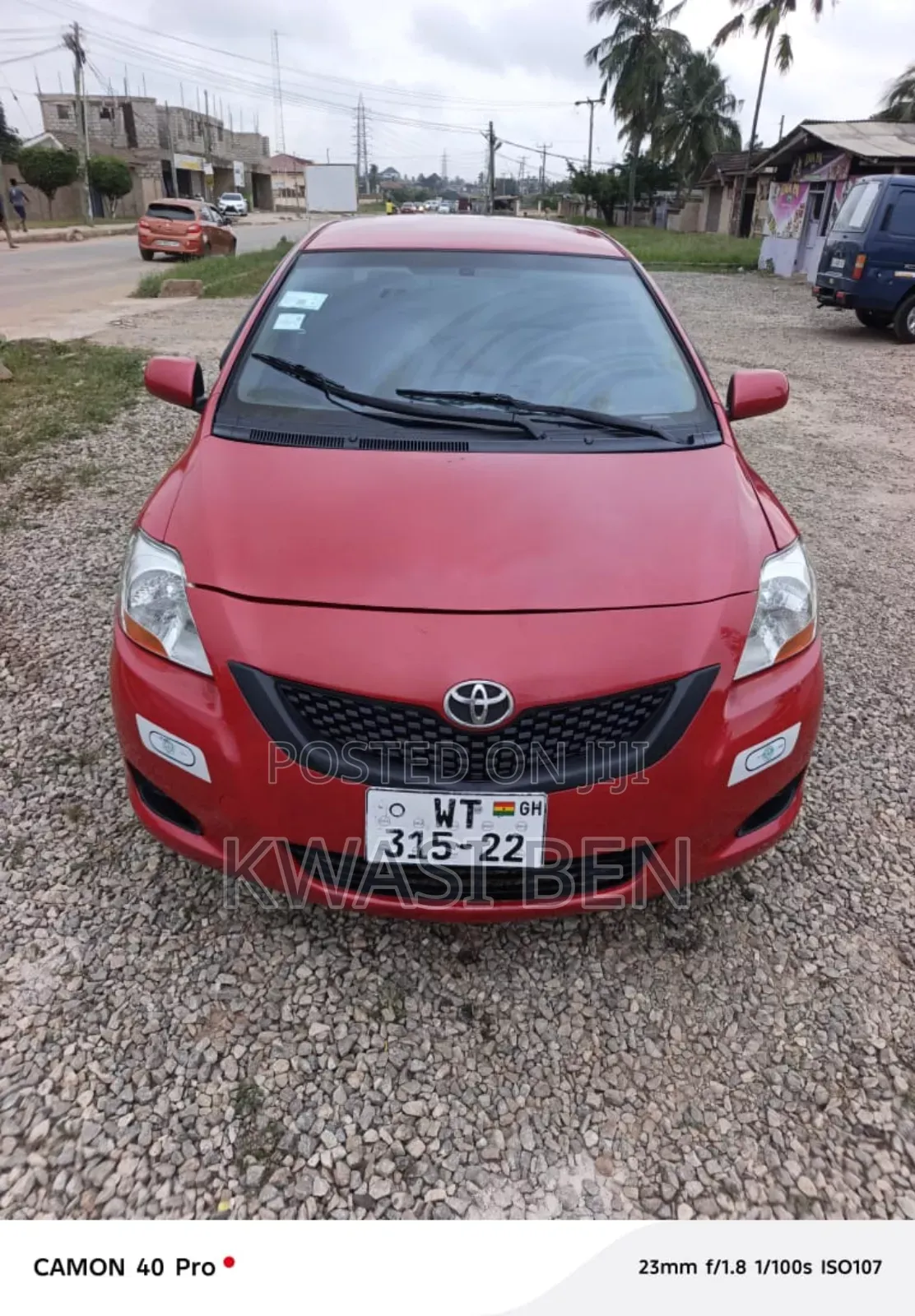 Toyota Yaris 2008 Red