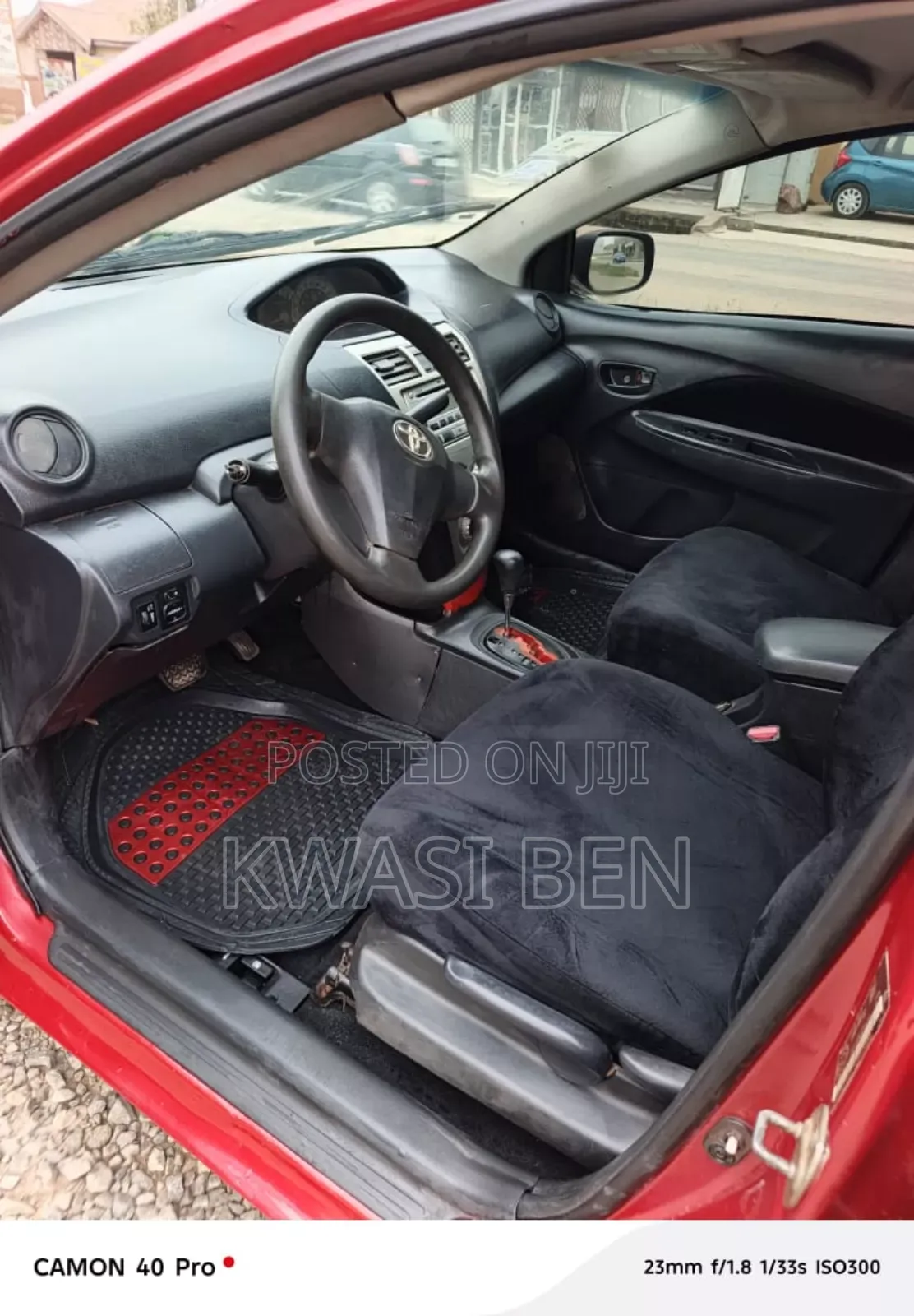 Toyota Yaris 2008 Red