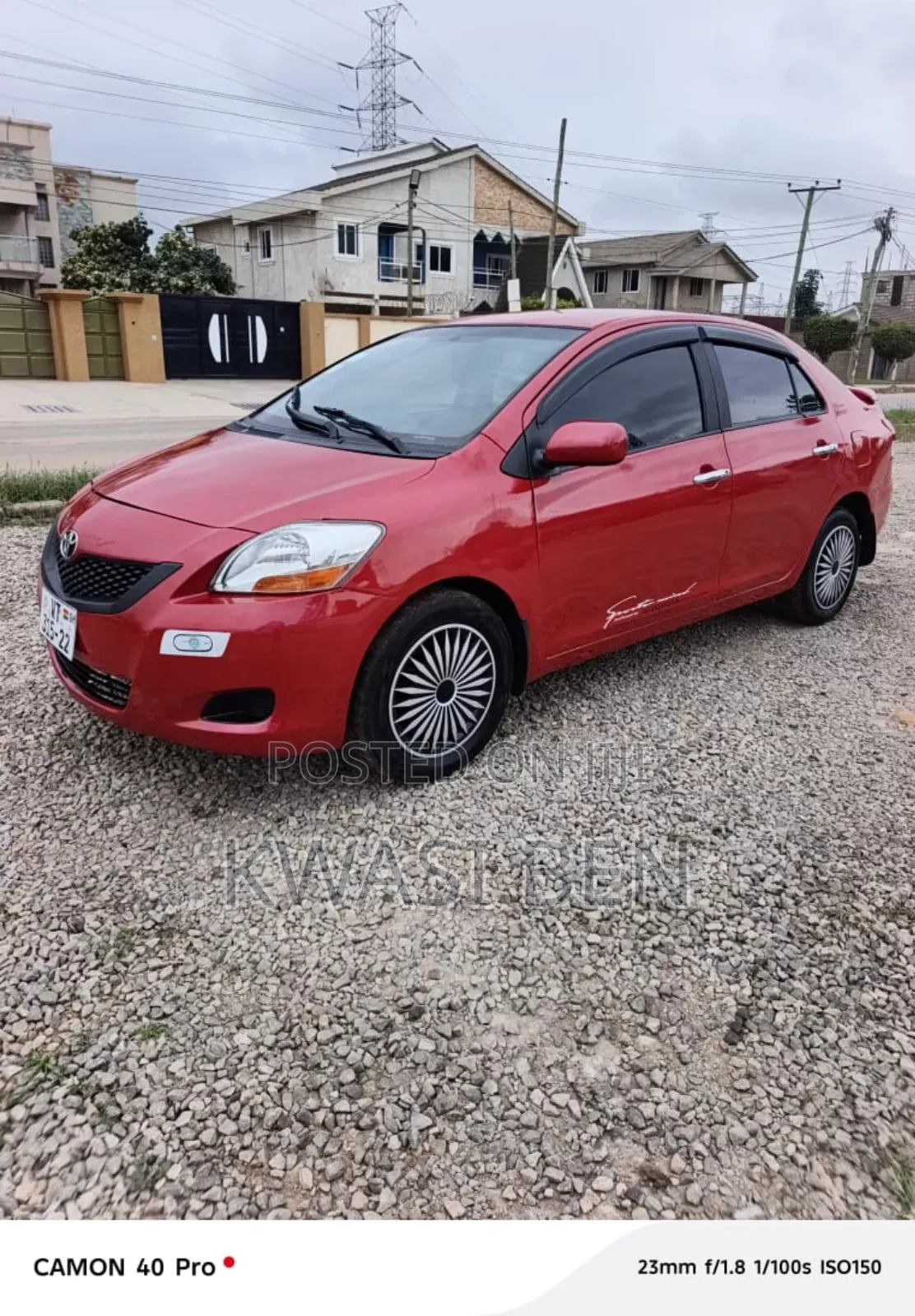 Toyota Yaris 2008 Red