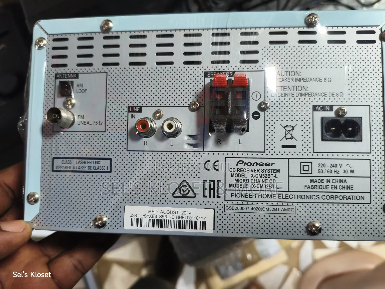 Pioneer X-Cm32bt-L Micro CD Receiver System