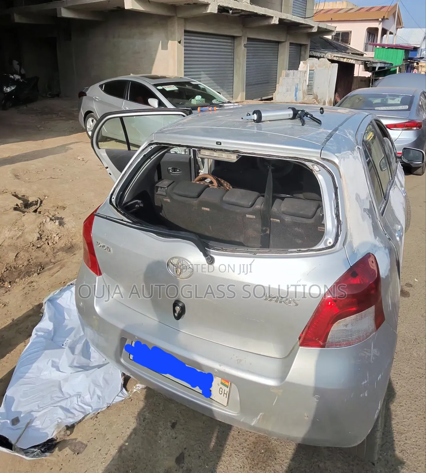 2006 to 2010 Toyota Vitz/Yaris Heated Back Tailgate Window Back Glass