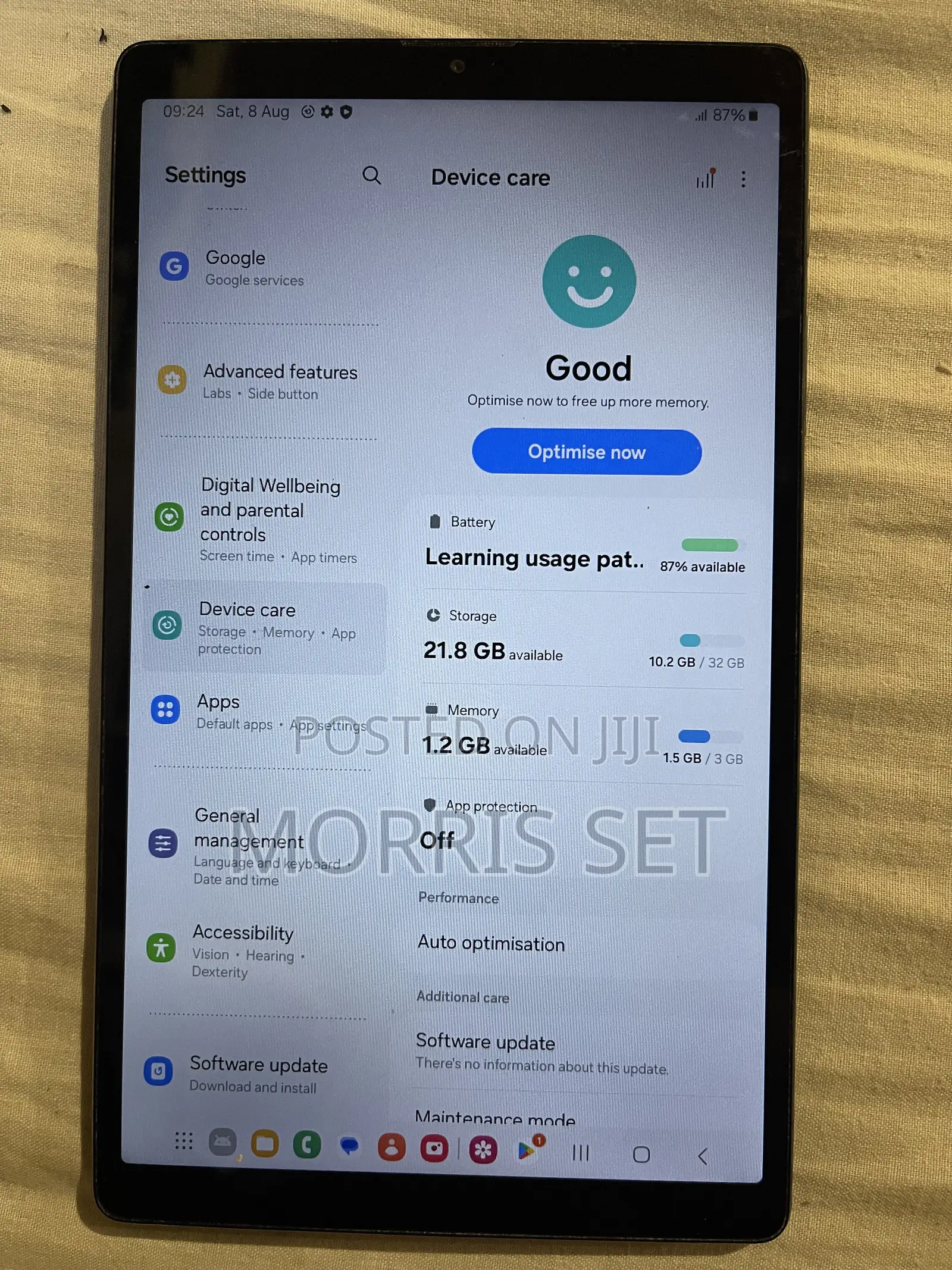 Samsung Galaxy Tab A7 Lite 32 GB Gray