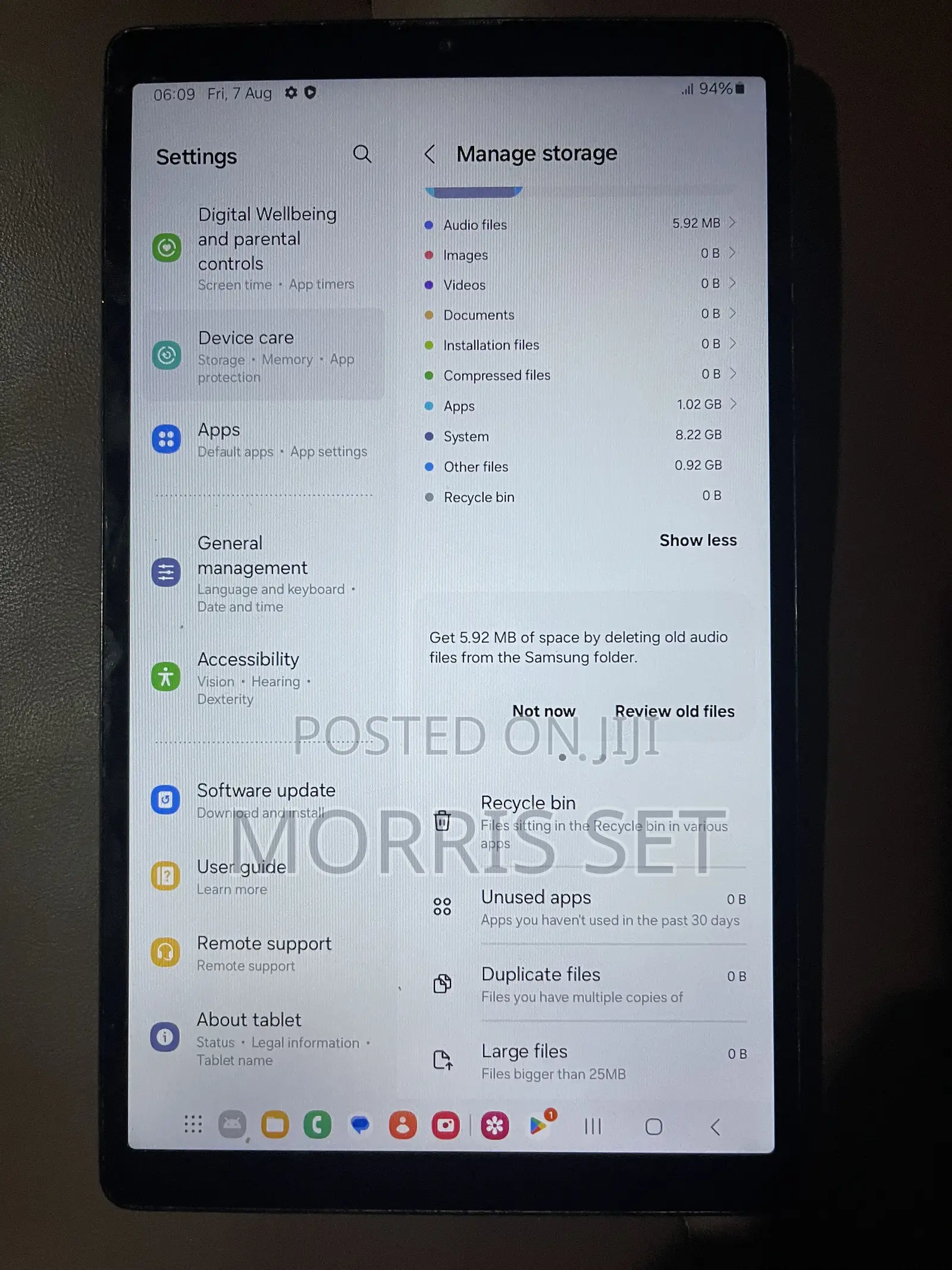 Samsung Galaxy Tab A7 Lite 32 GB Gray