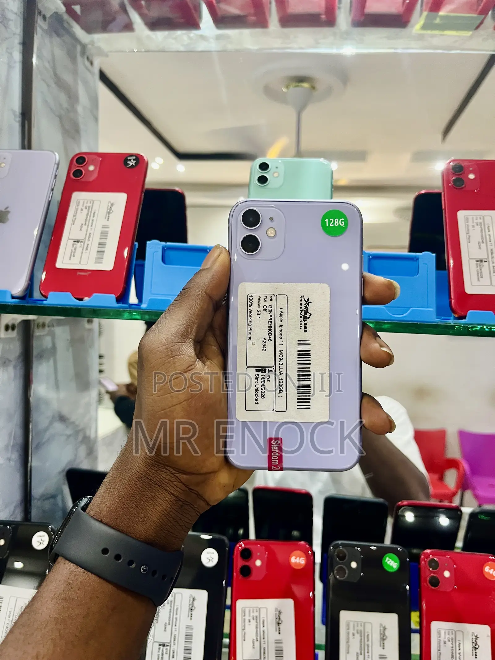 New Apple iPhone 11 128 GB Purple