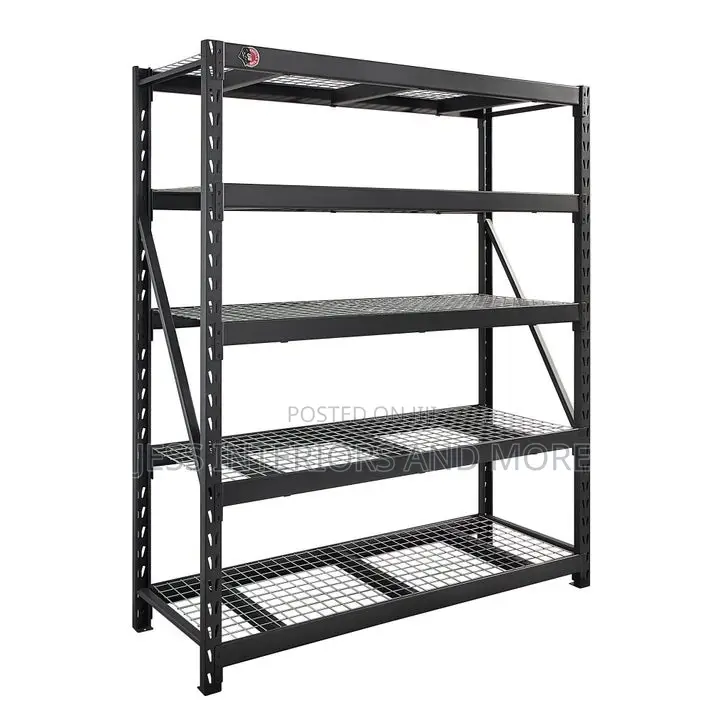 Shelf-Gorilla Rack 5-Tier Industrial Rack, 72" X 24" X 84"