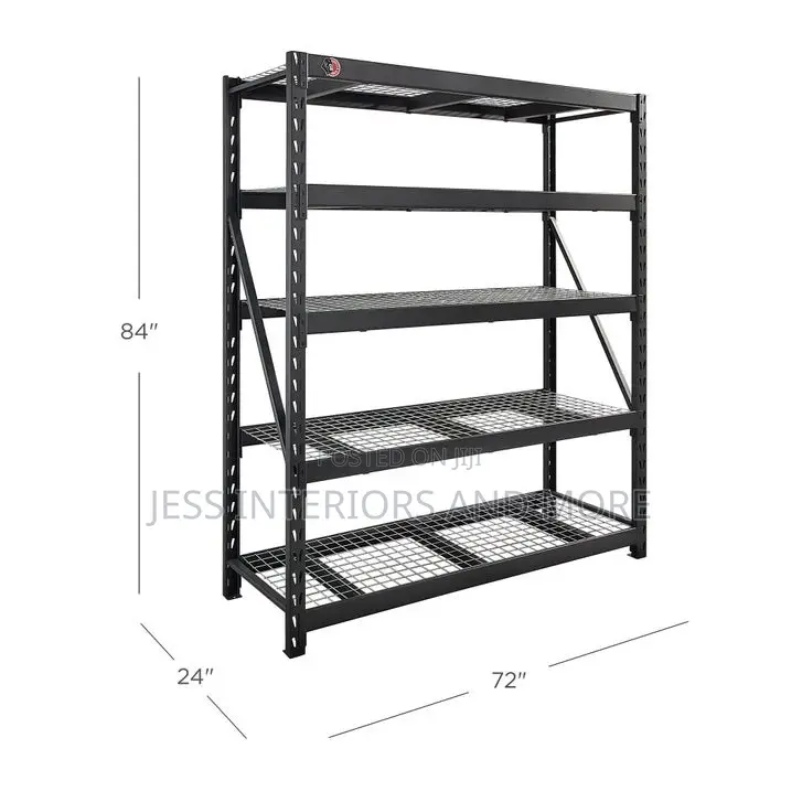 Shelf-Gorilla Rack 5-Tier Industrial Rack, 72" X 24" X 84"