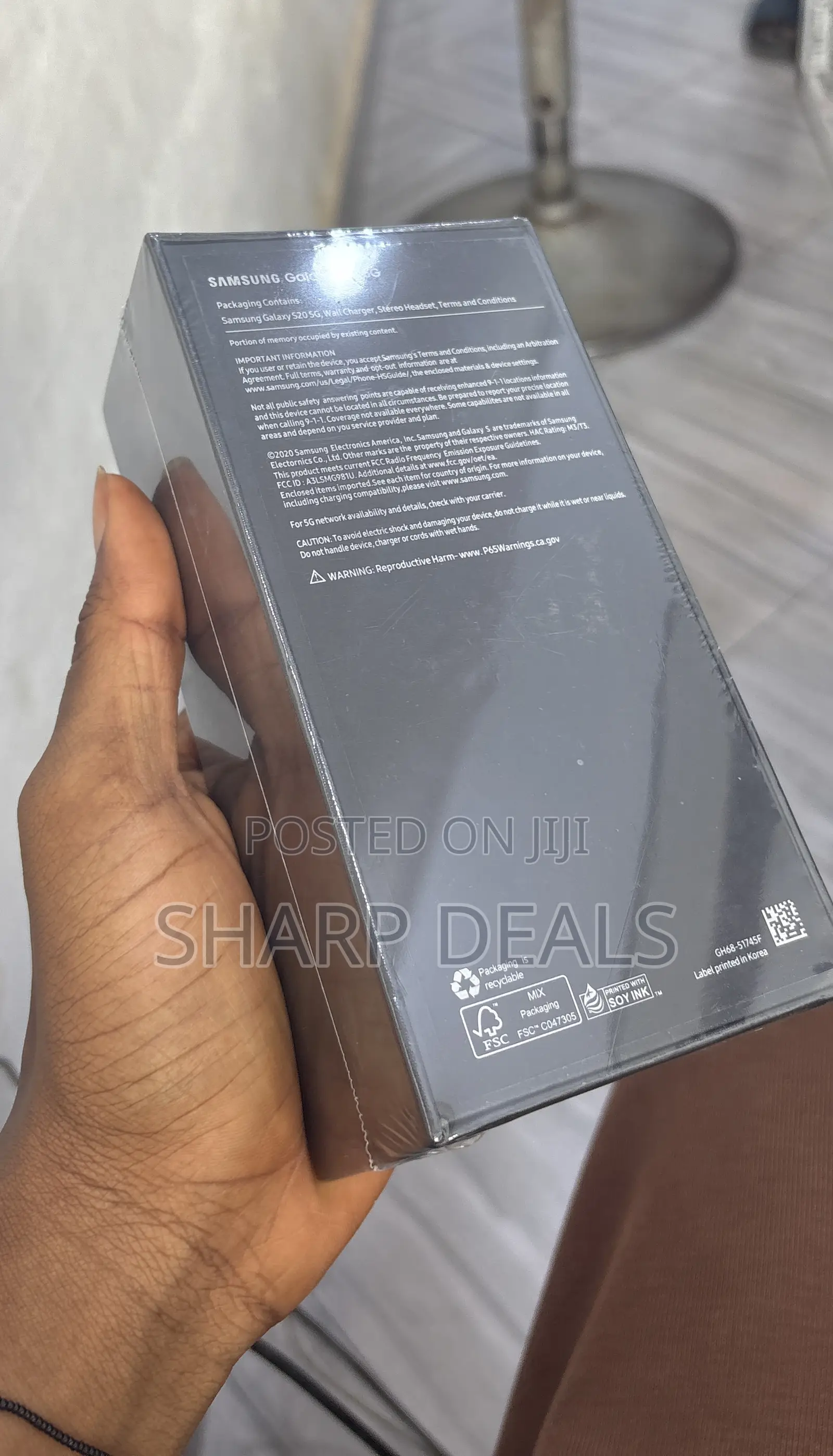 New Samsung Galaxy S20 128 GB Gray