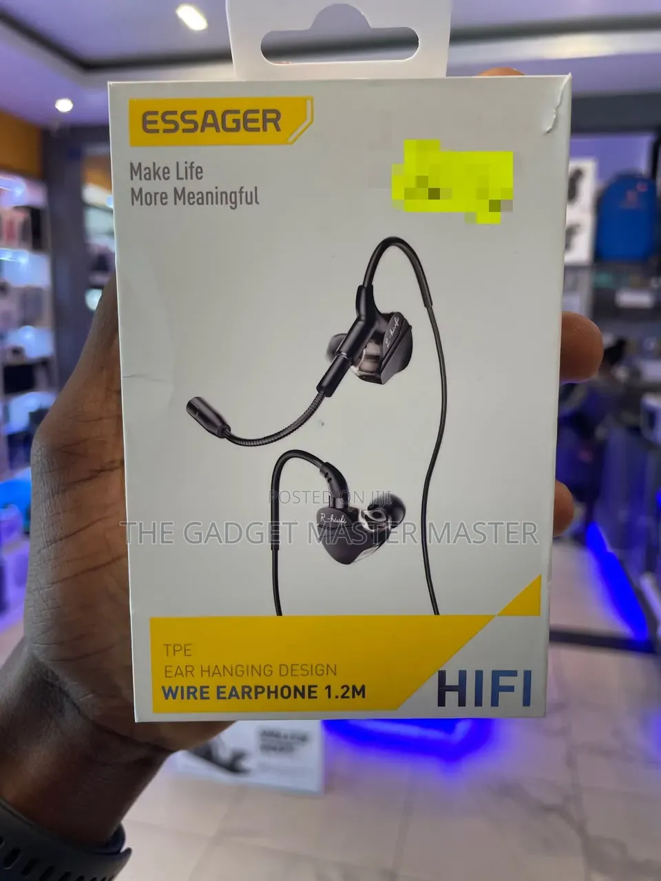 Essager Type-C Hifi Earphone With External Microphone