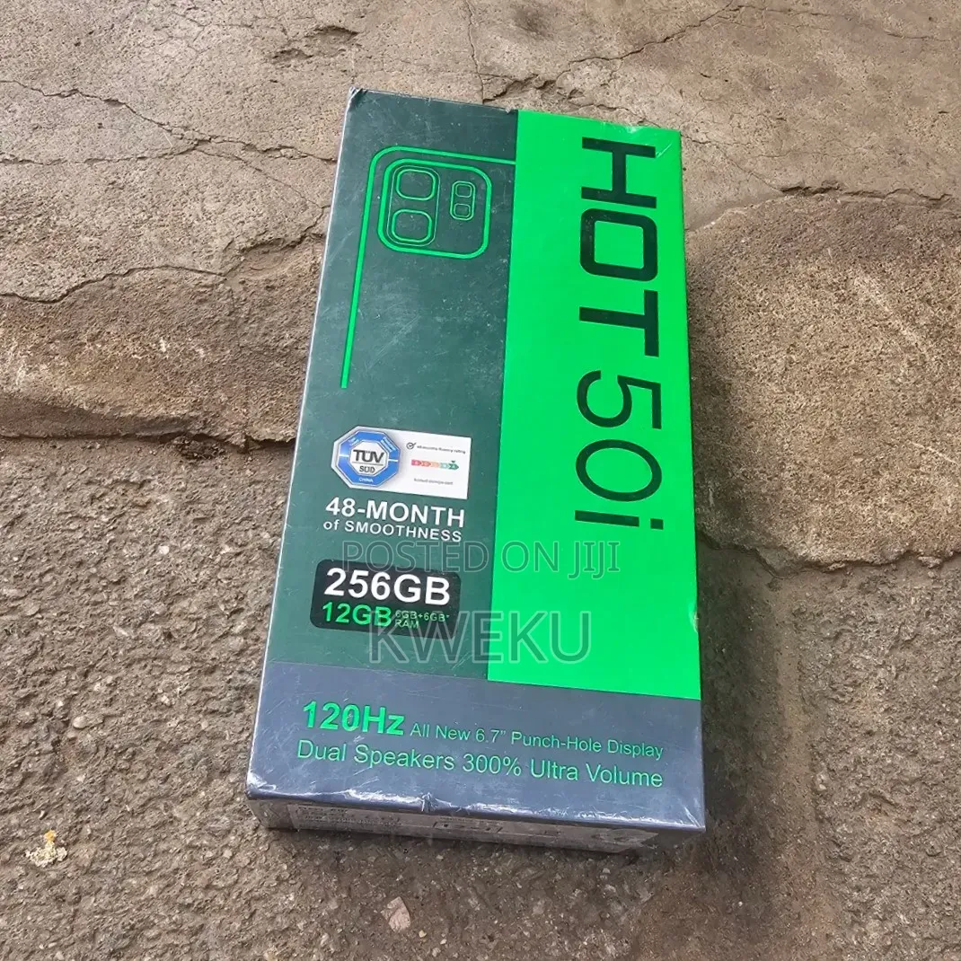 New Infinix Hot 50i 256 GB Black