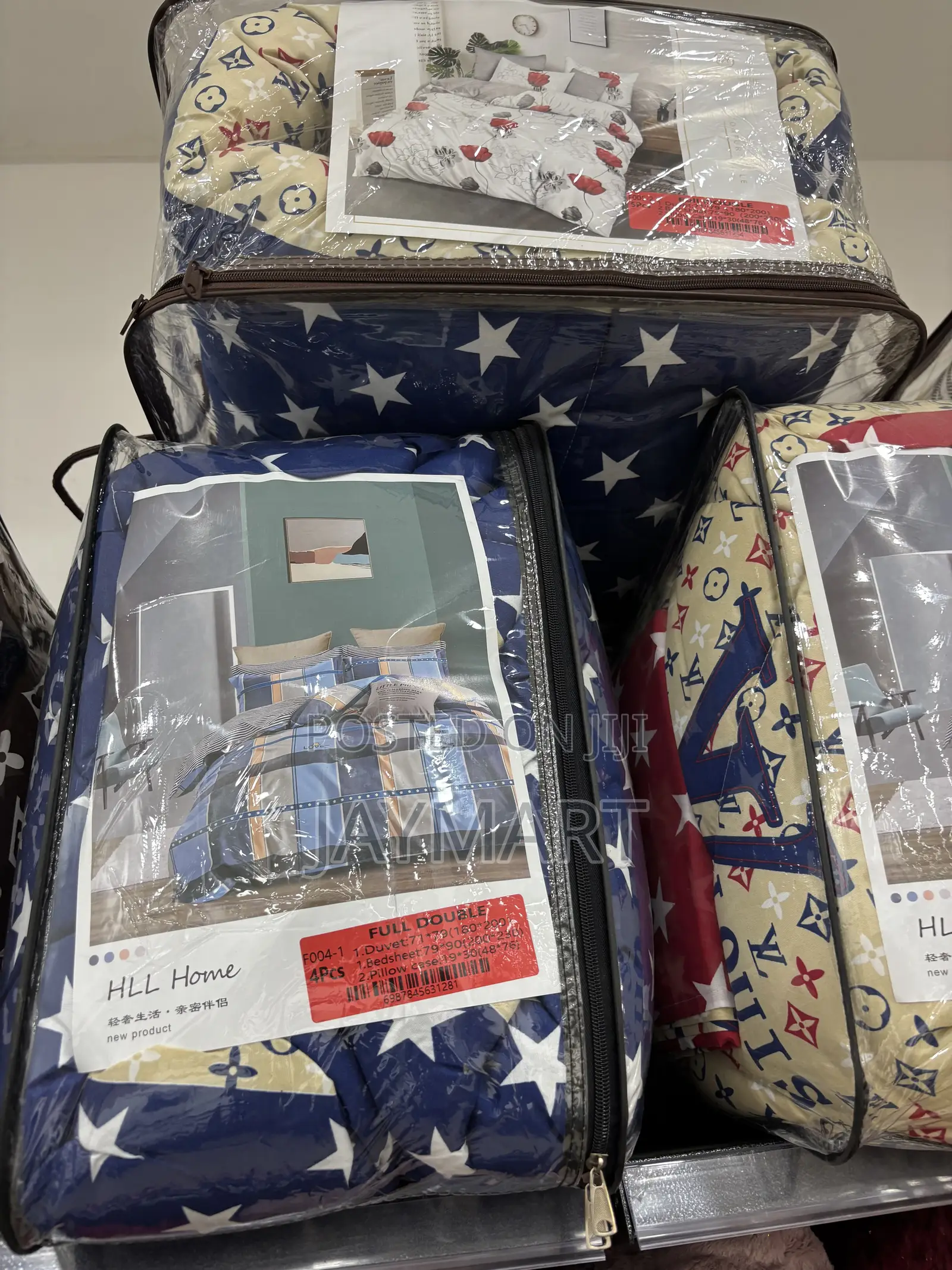 Double Bed Duvet Sets 4pcs