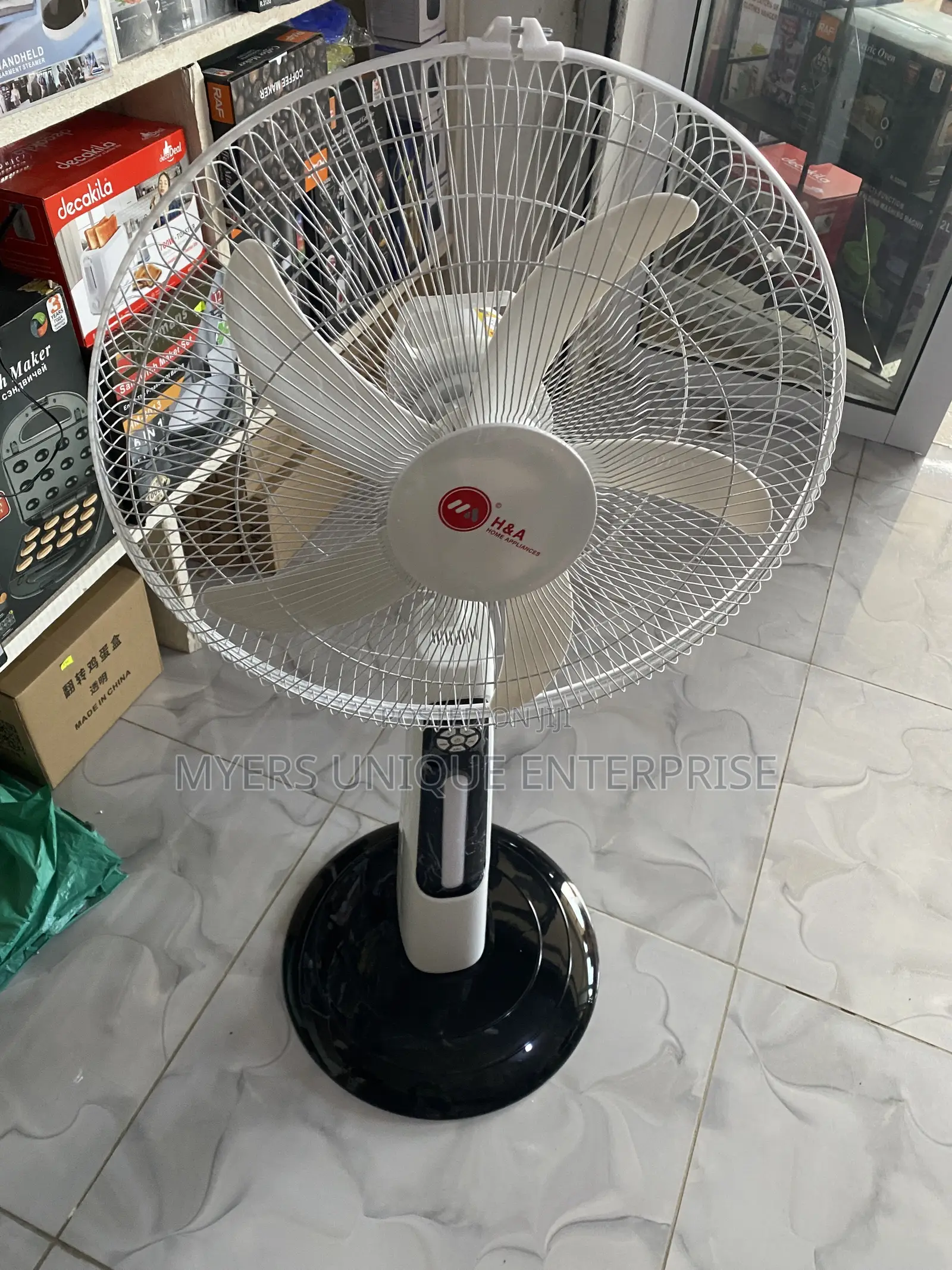 18 Inch Rechargeable Stand Fan - AC/DC + Solar
