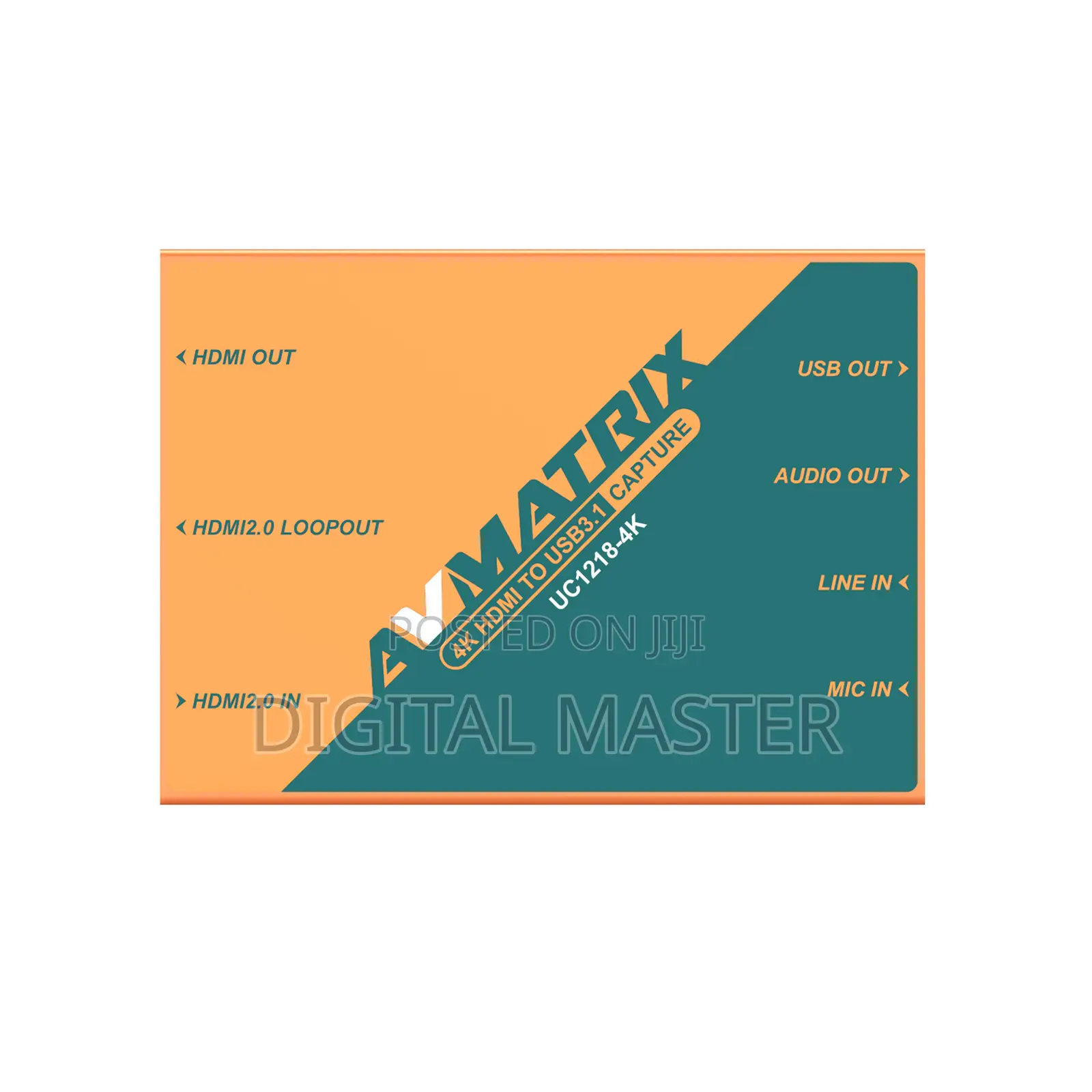 Avmatrix Uc1218-4ks Hdmi to USB Capture Box (Hdmi Capture Card)