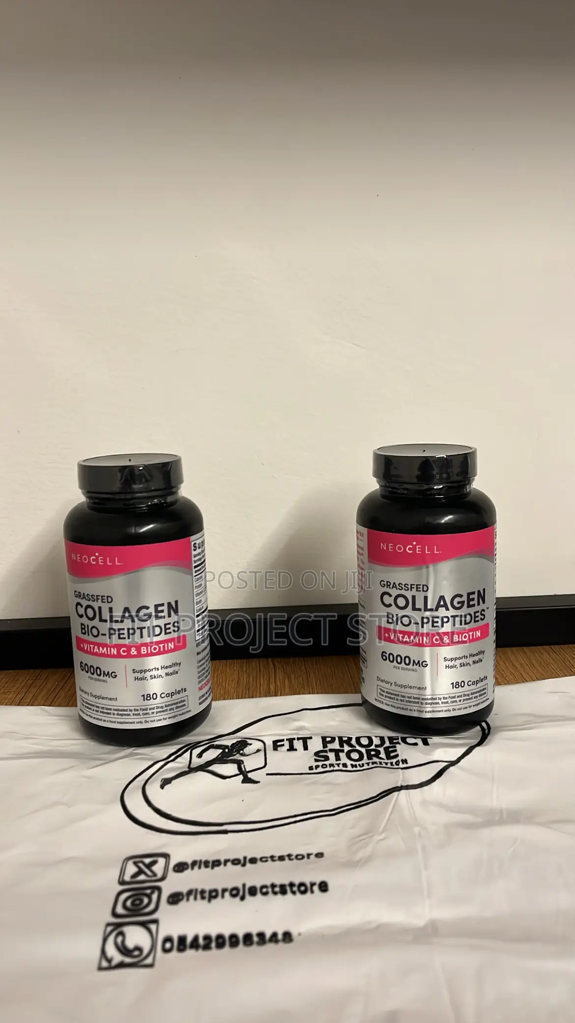 Grassfed NeoCell Collagen Bio-Peptides + Vitamin C Biotin